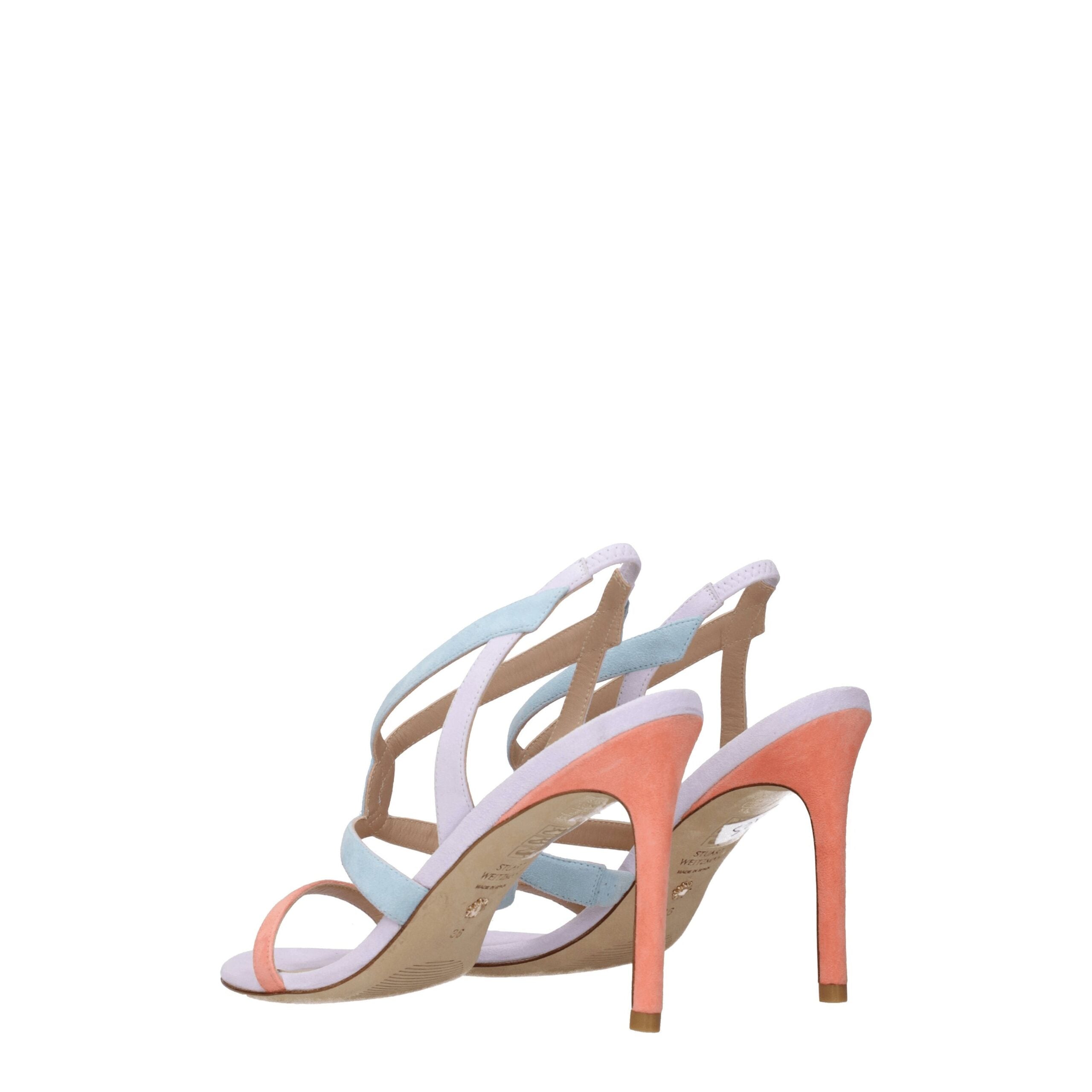 Stuart Weitzman – Mehrfarbige Ledersandalen