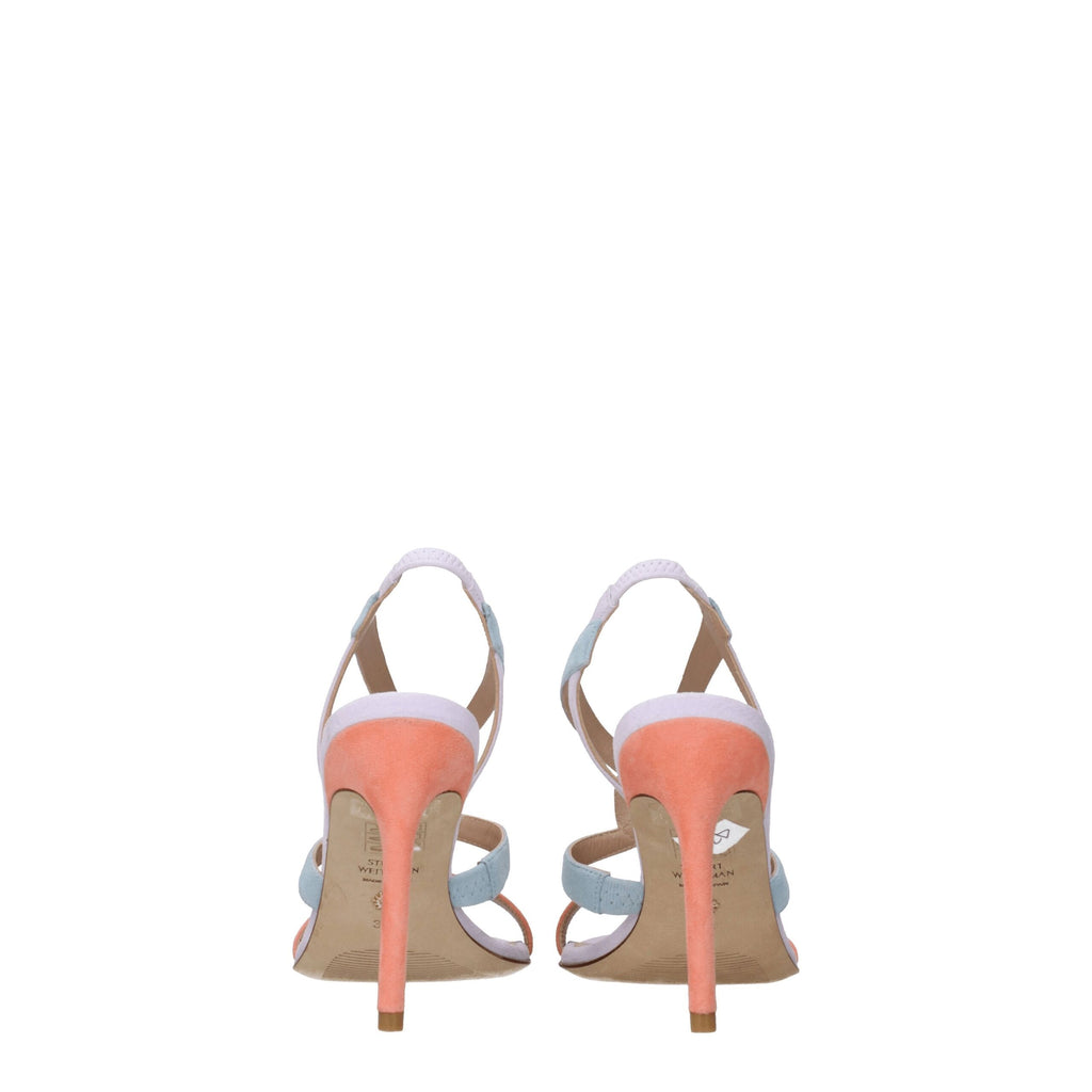 Stuart Weitzman – Mehrfarbige Ledersandalen