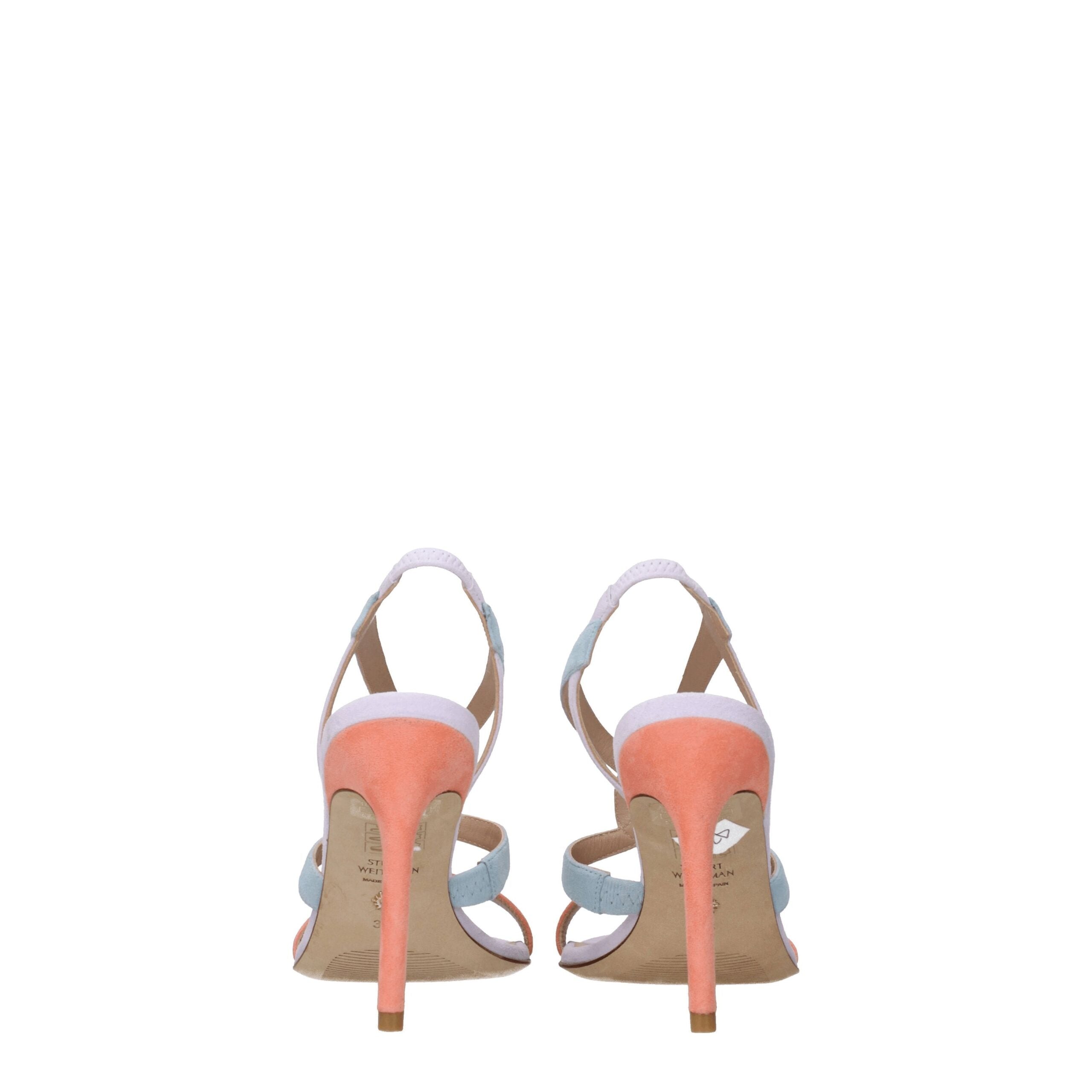 Stuart Weitzman – Mehrfarbige Ledersandalen