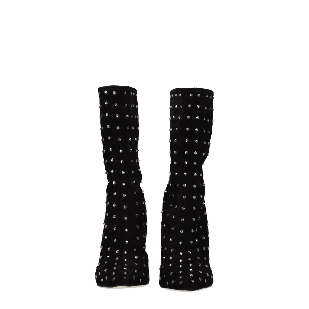 Paris Texas Black Leather Ankle