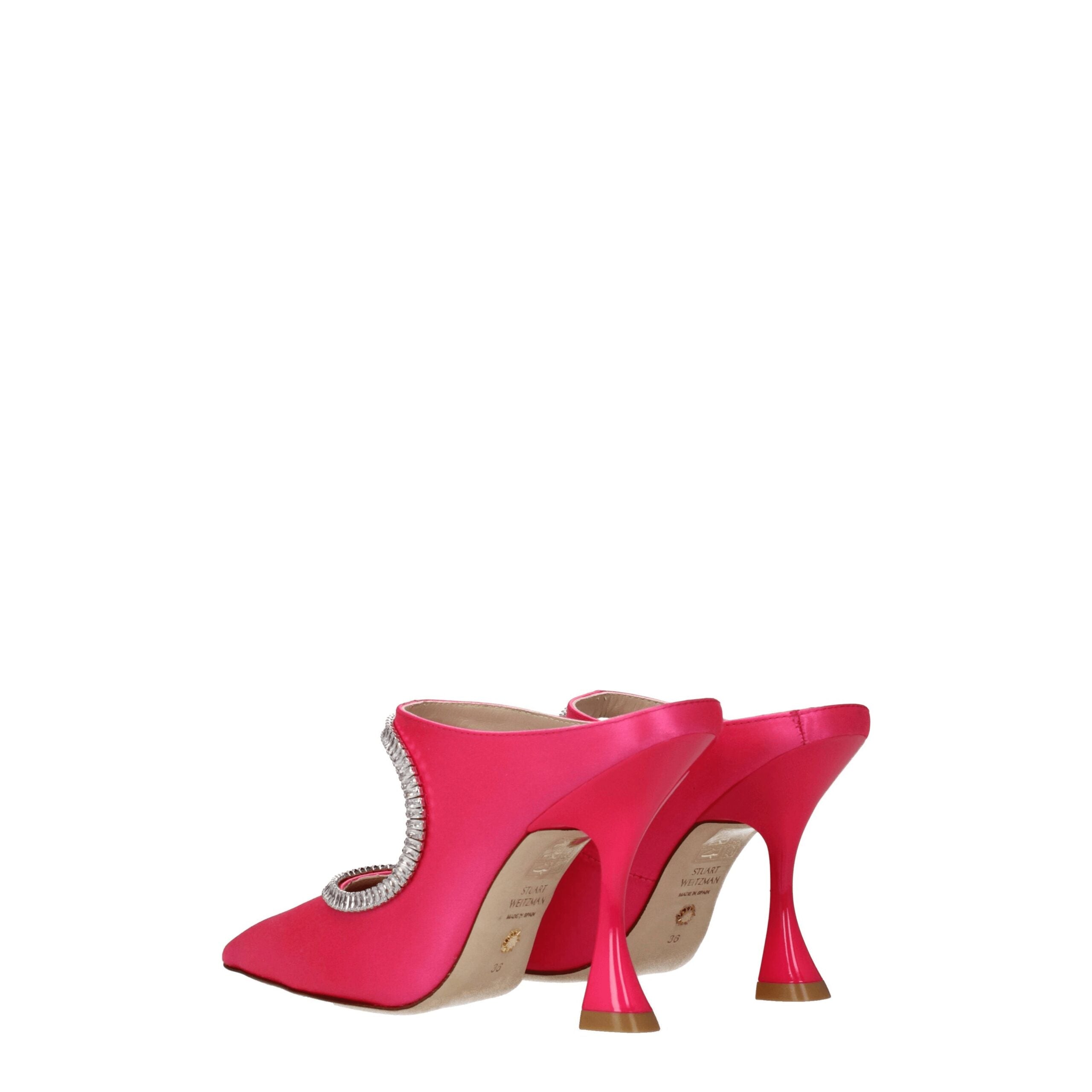 Stuart Weitzman Pink Satin Sandal