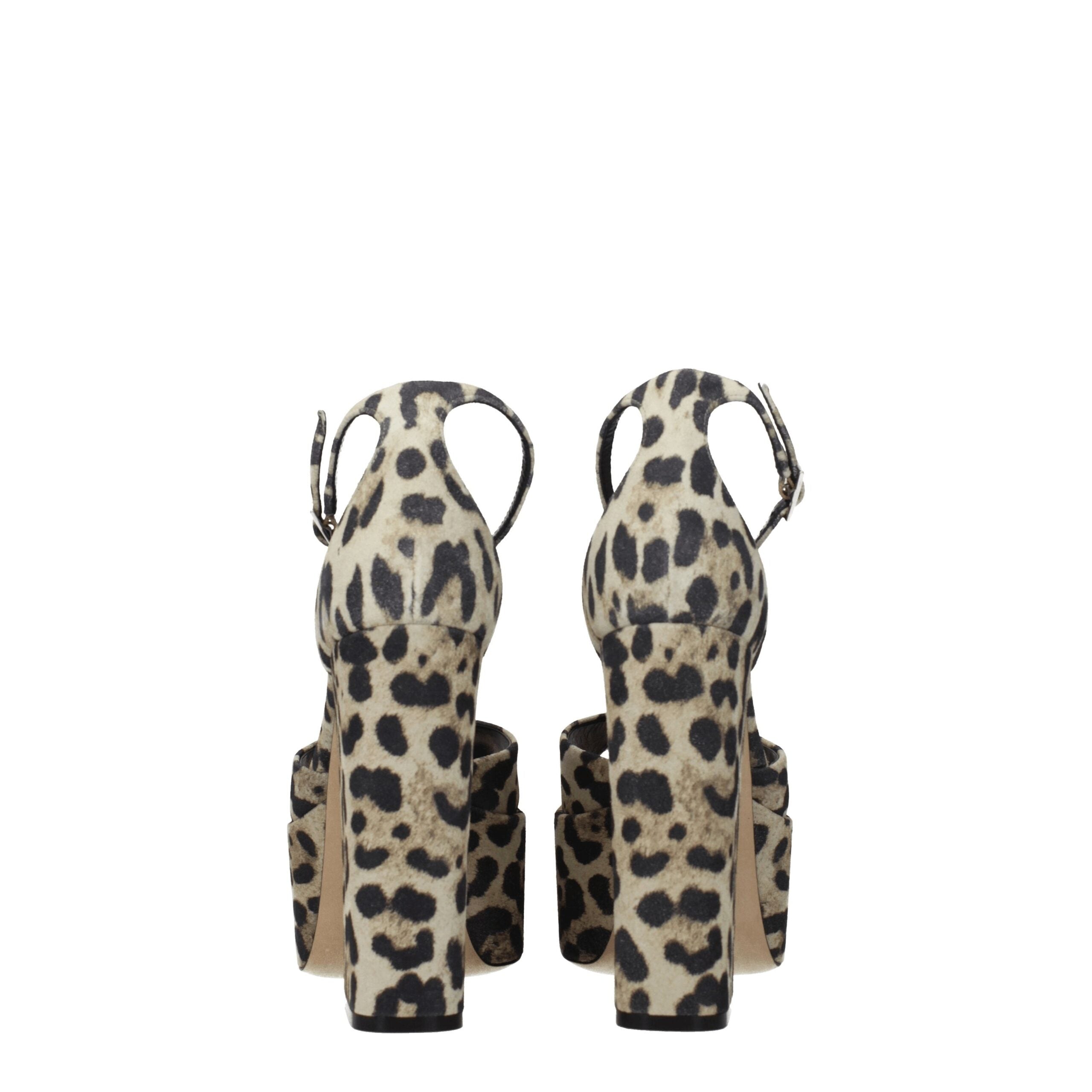 Paris Texas Beige Leather Sandal