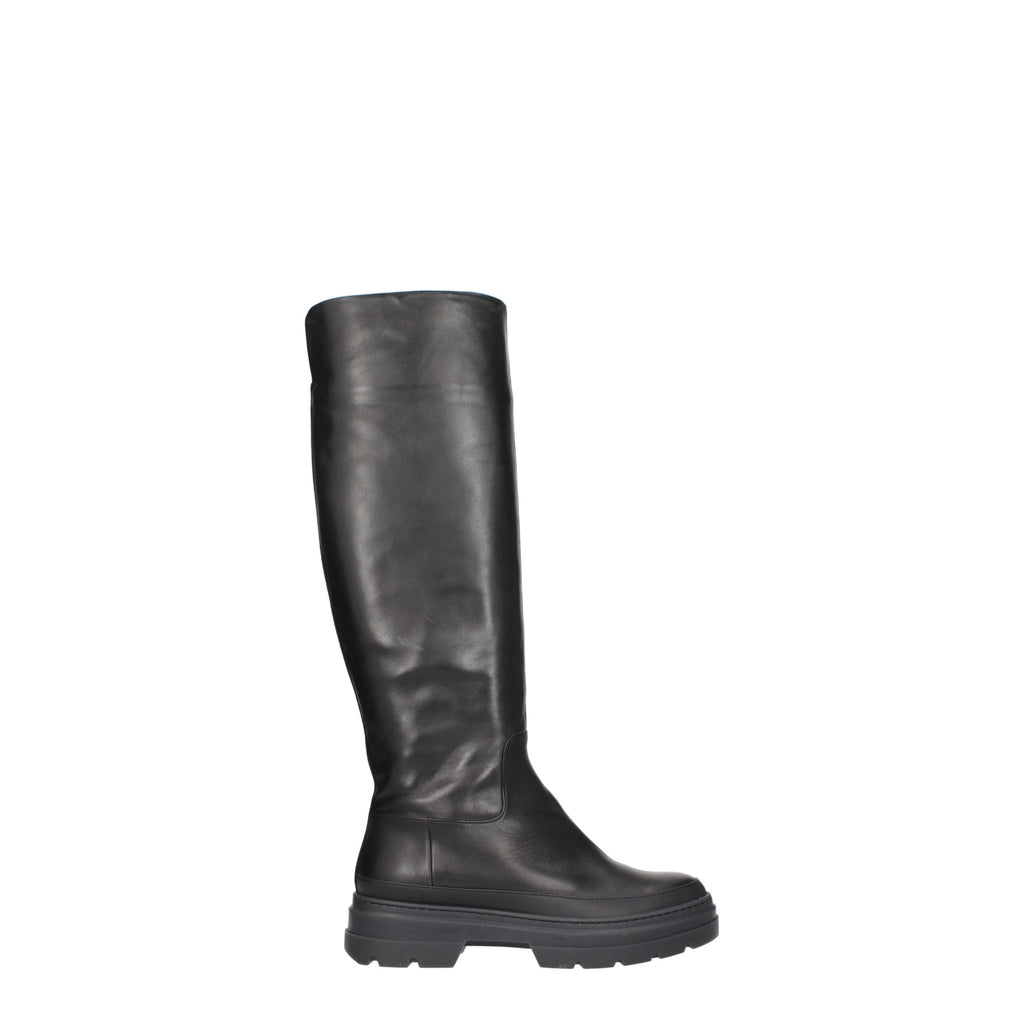 Max Mara Black Leather Boot