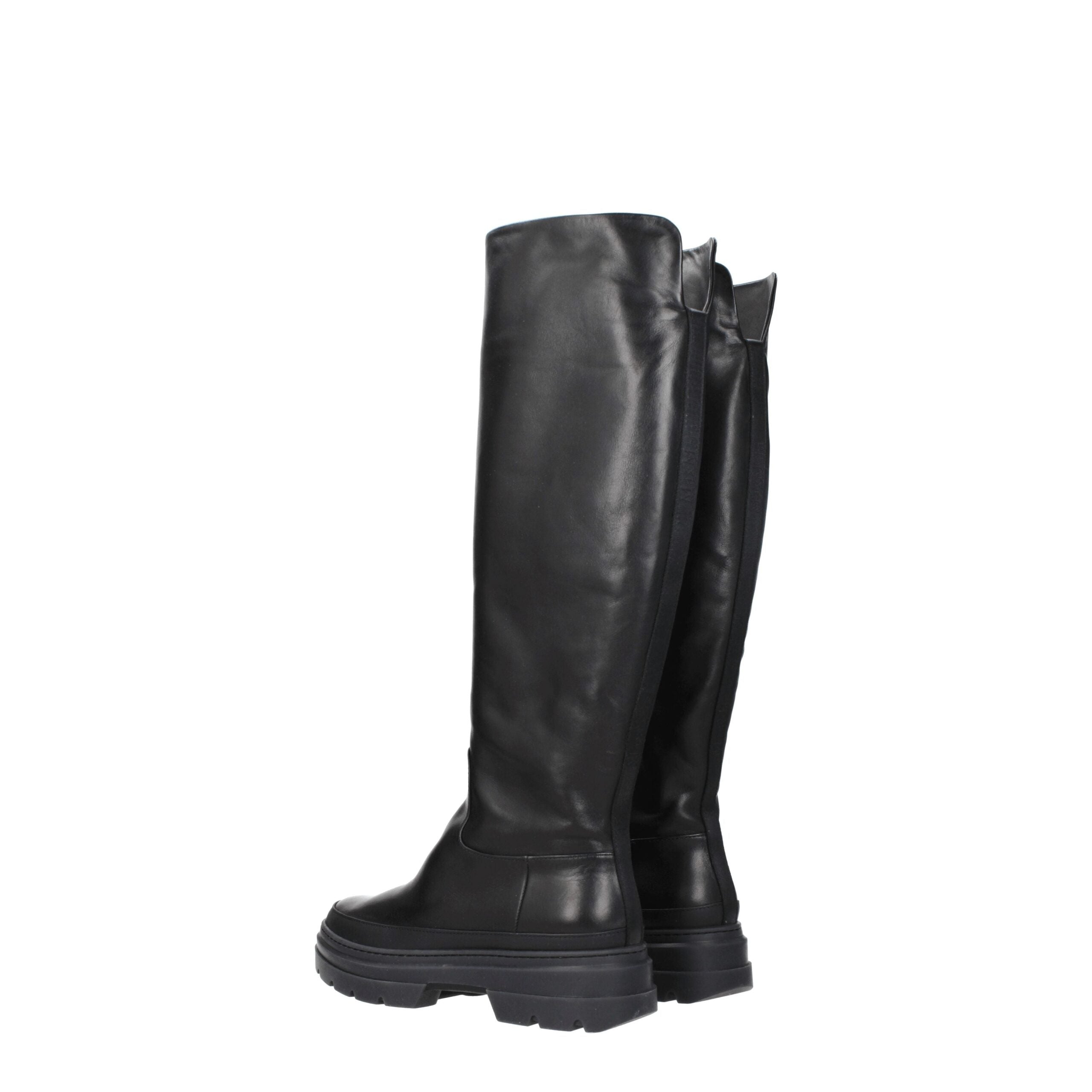 Max Mara Black Leather Boot