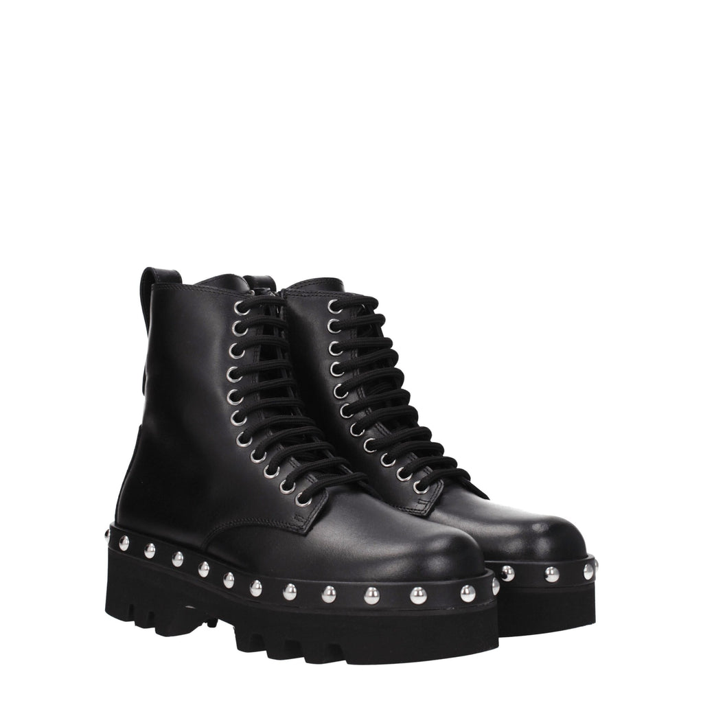 Furla Black Leather Ankle