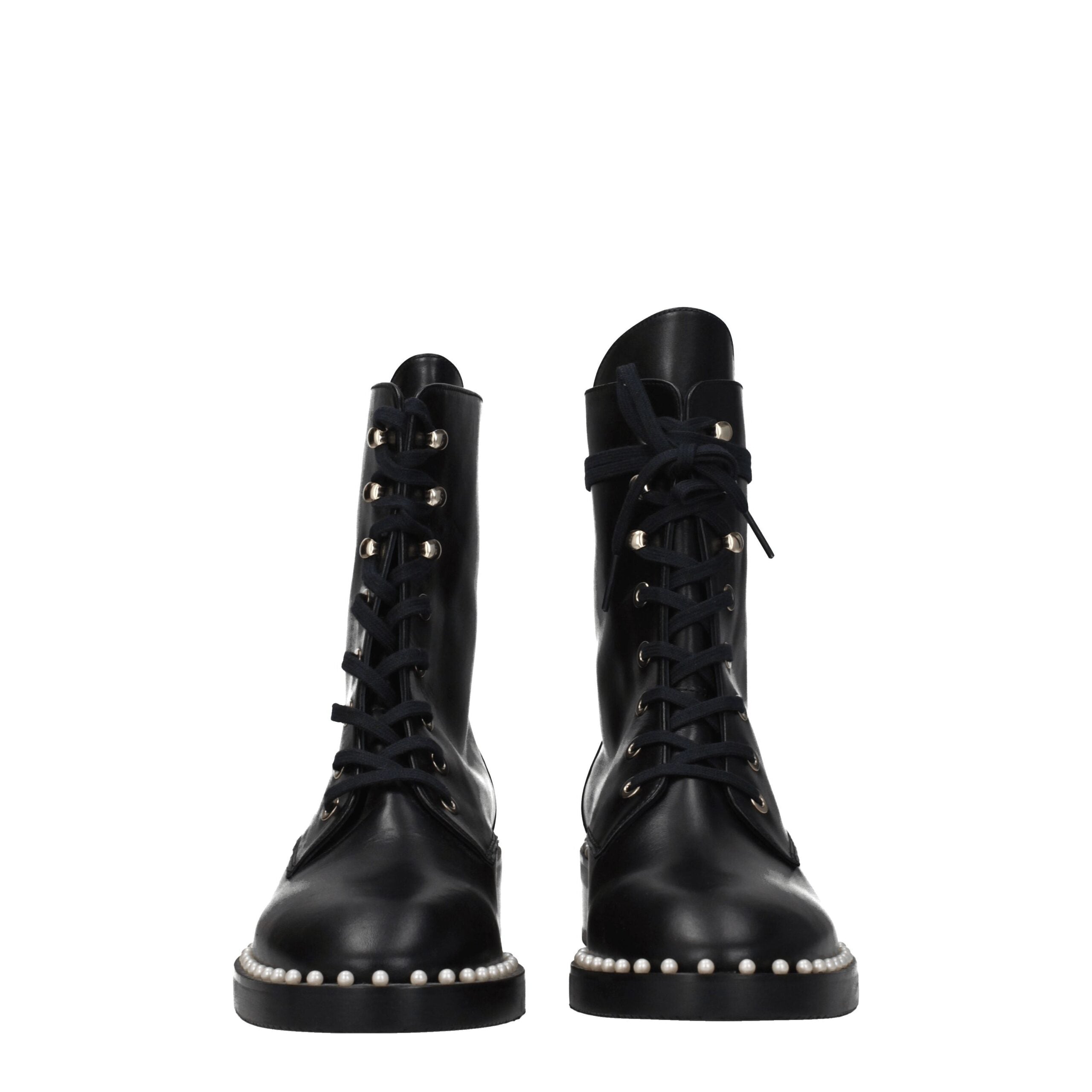 Stuart Weitzman Black Leather Ankle