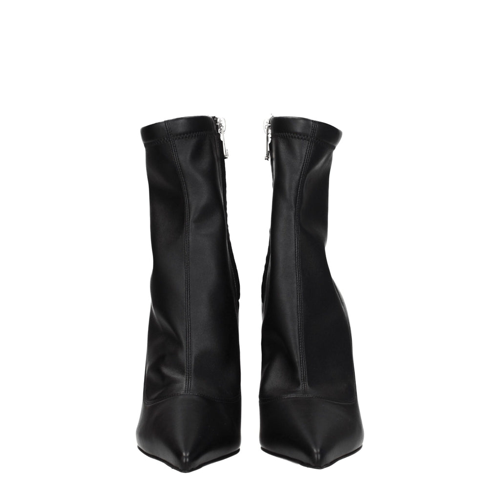 Dolce & Gabbana Black Leather Ankle