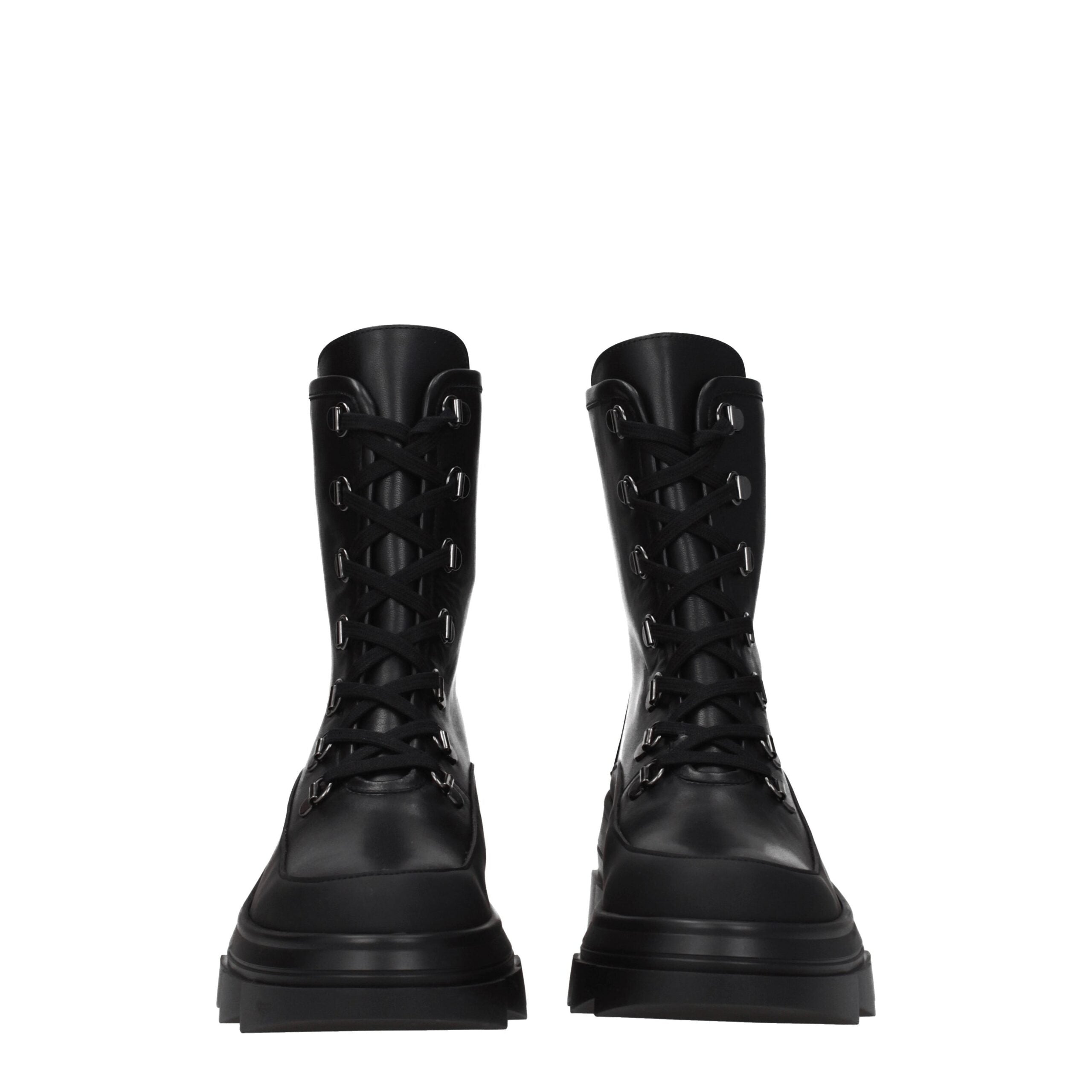 Stuart Weitzman Black Leather Ankle