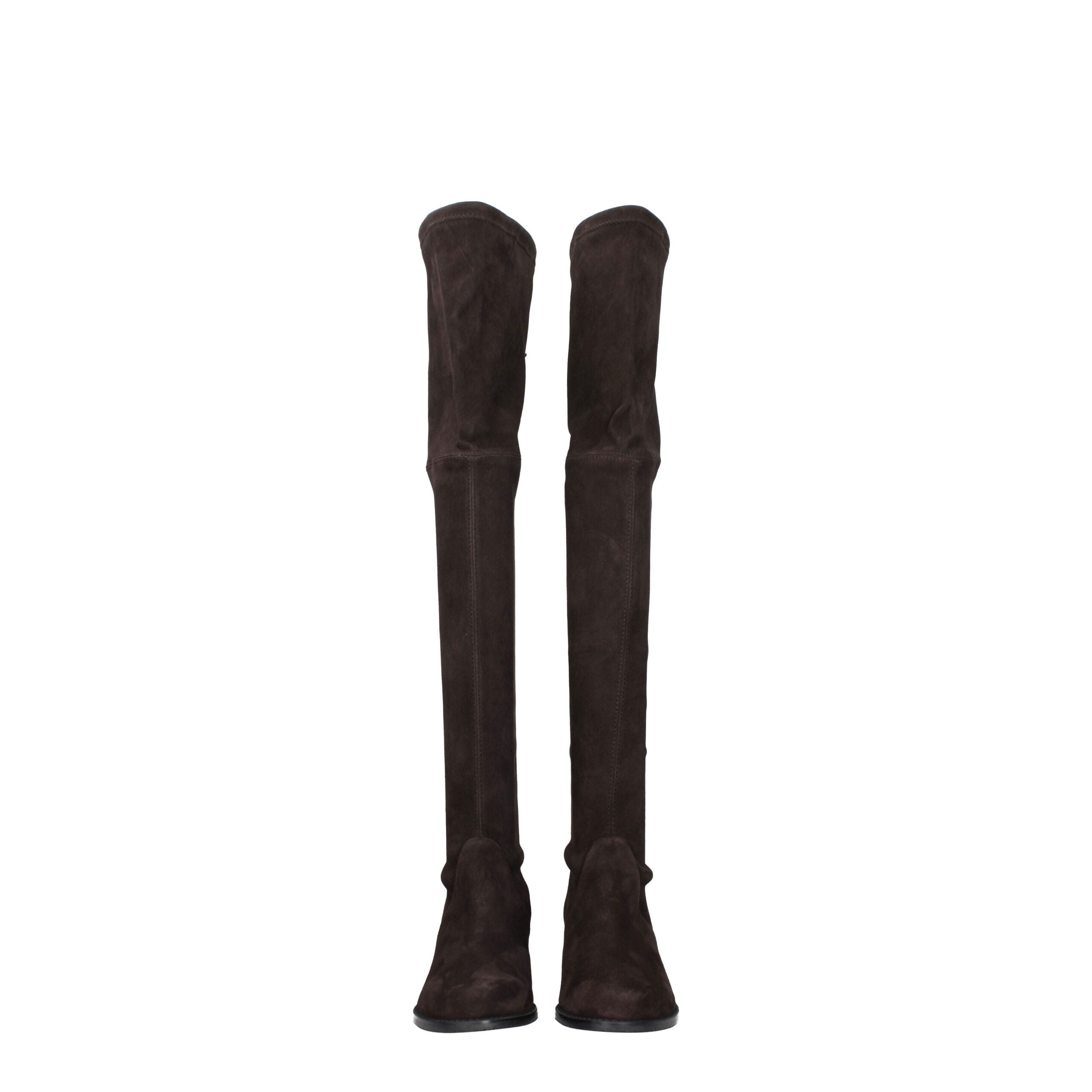 Stuart Weitzman Brown Leather Over The Knee