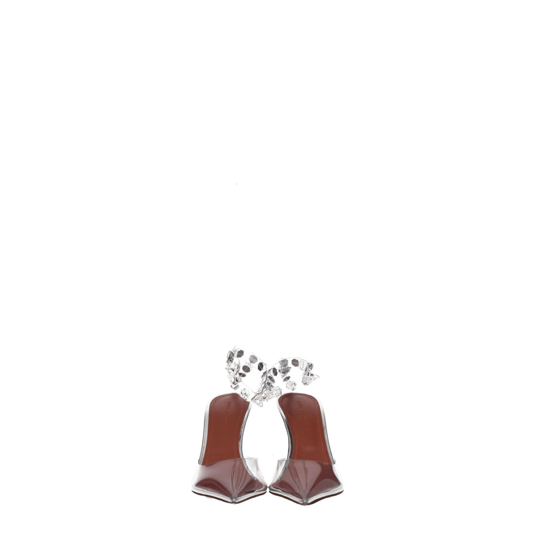 Amina Muaddi Transparent Pvc High Heel Pumps