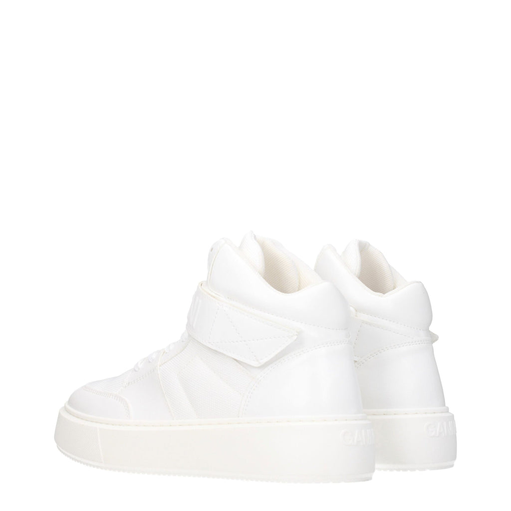 Ganni White Leather Sneakers