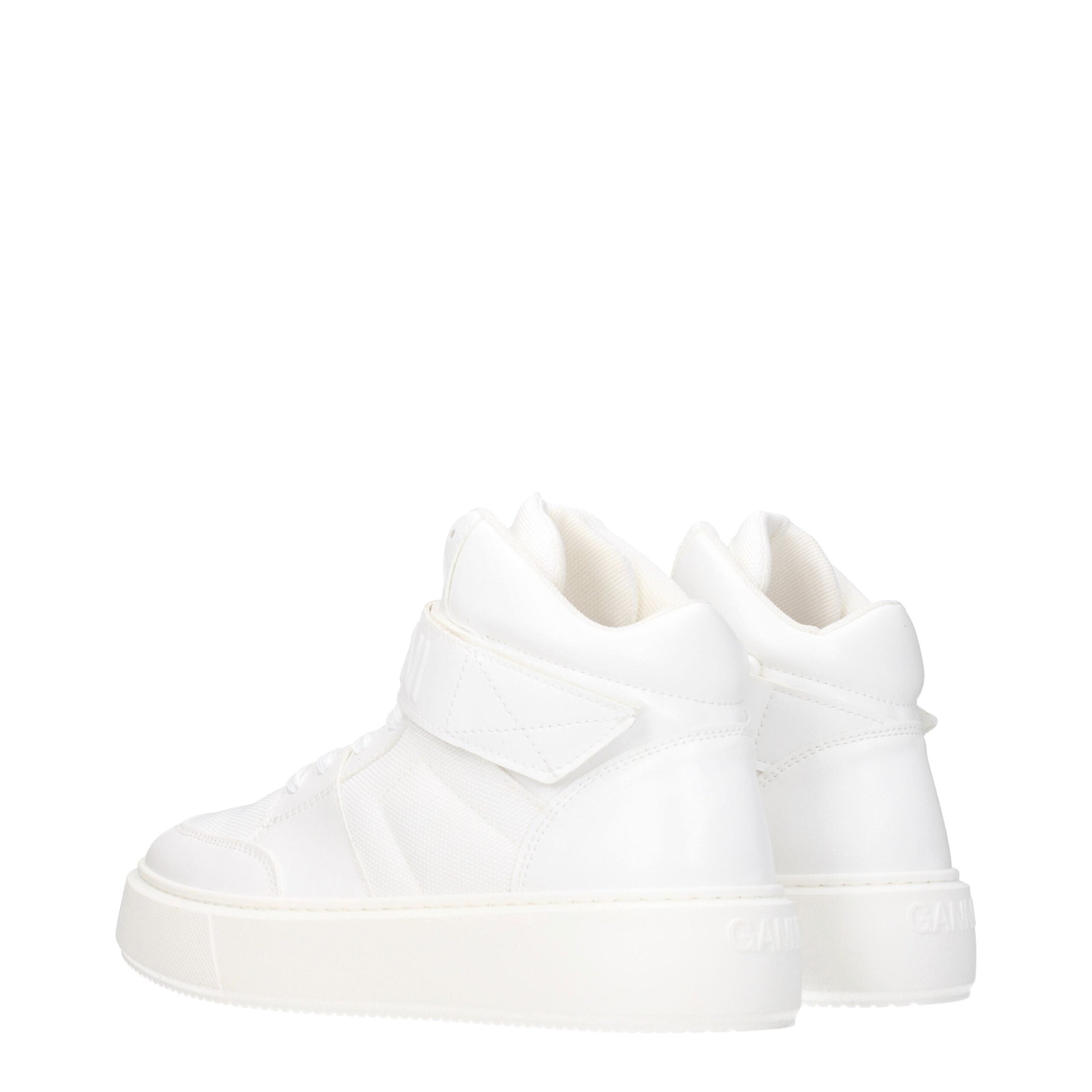 Ganni White Leather Sneakers