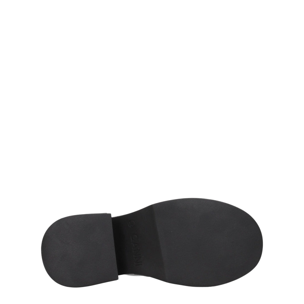 Ganni Black Leather Slipper