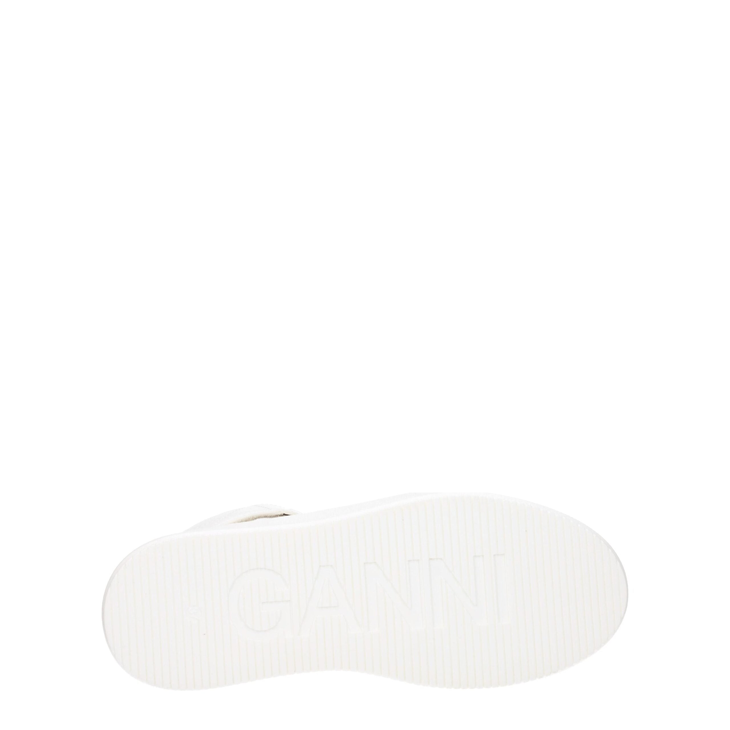 Ganni White Leather Sneakers