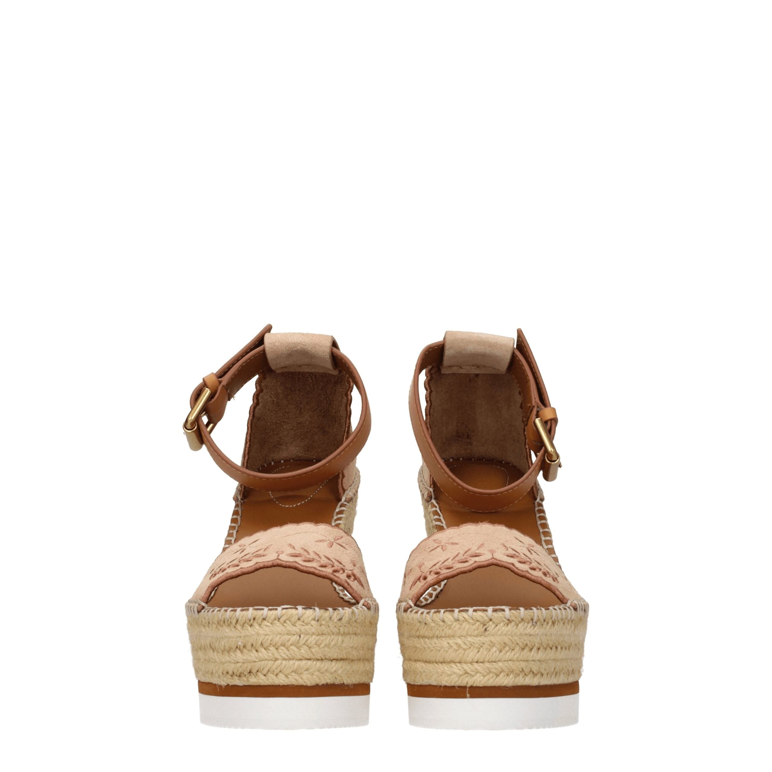See By Chloé Beige Leather Wedge