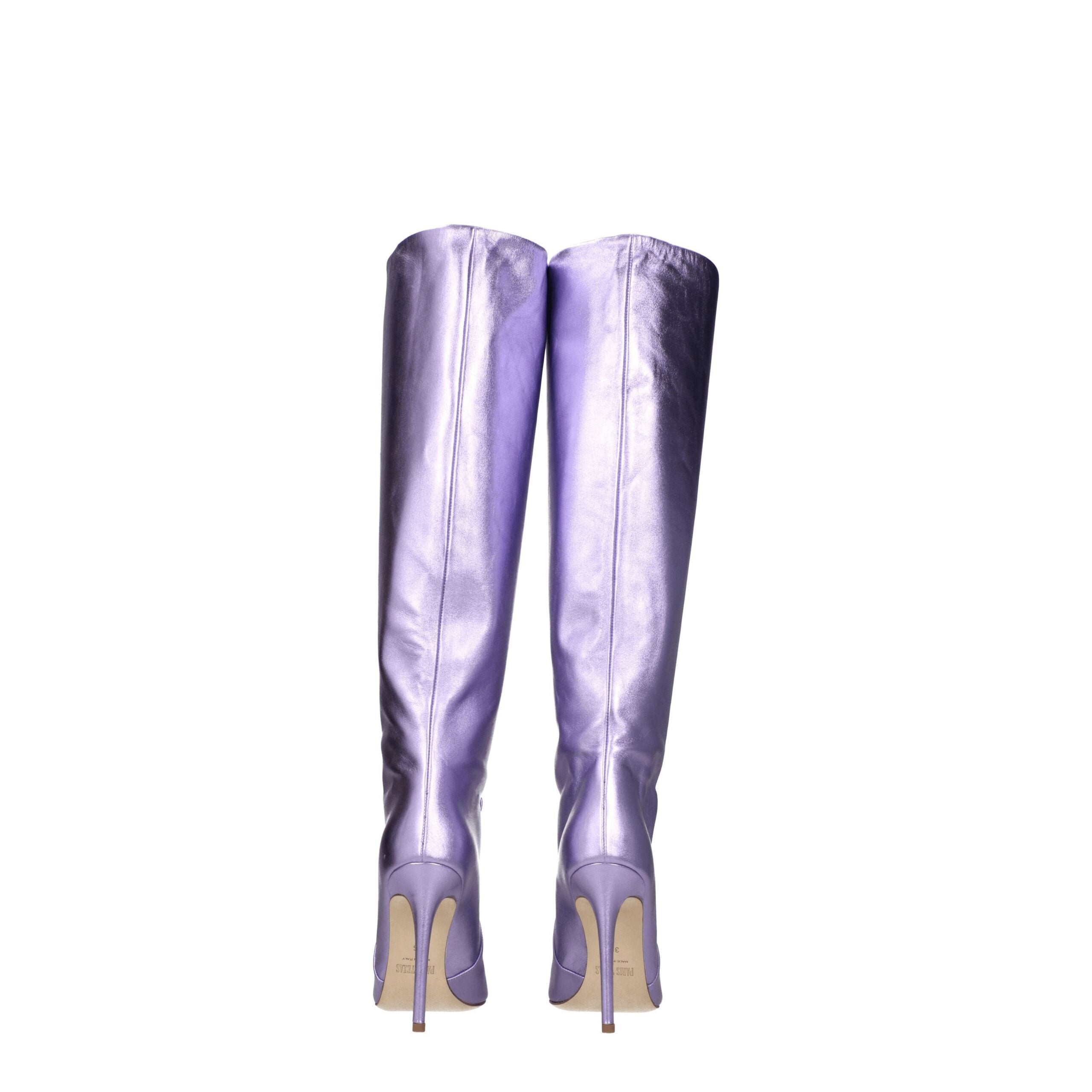 Paris Texas Purple Leather Boot