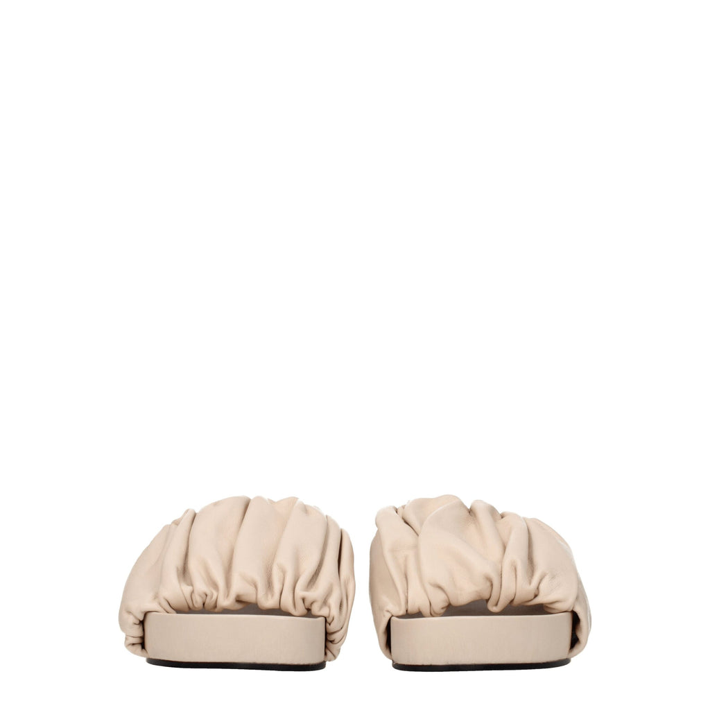 Jil Sander Pink Leather Slipper