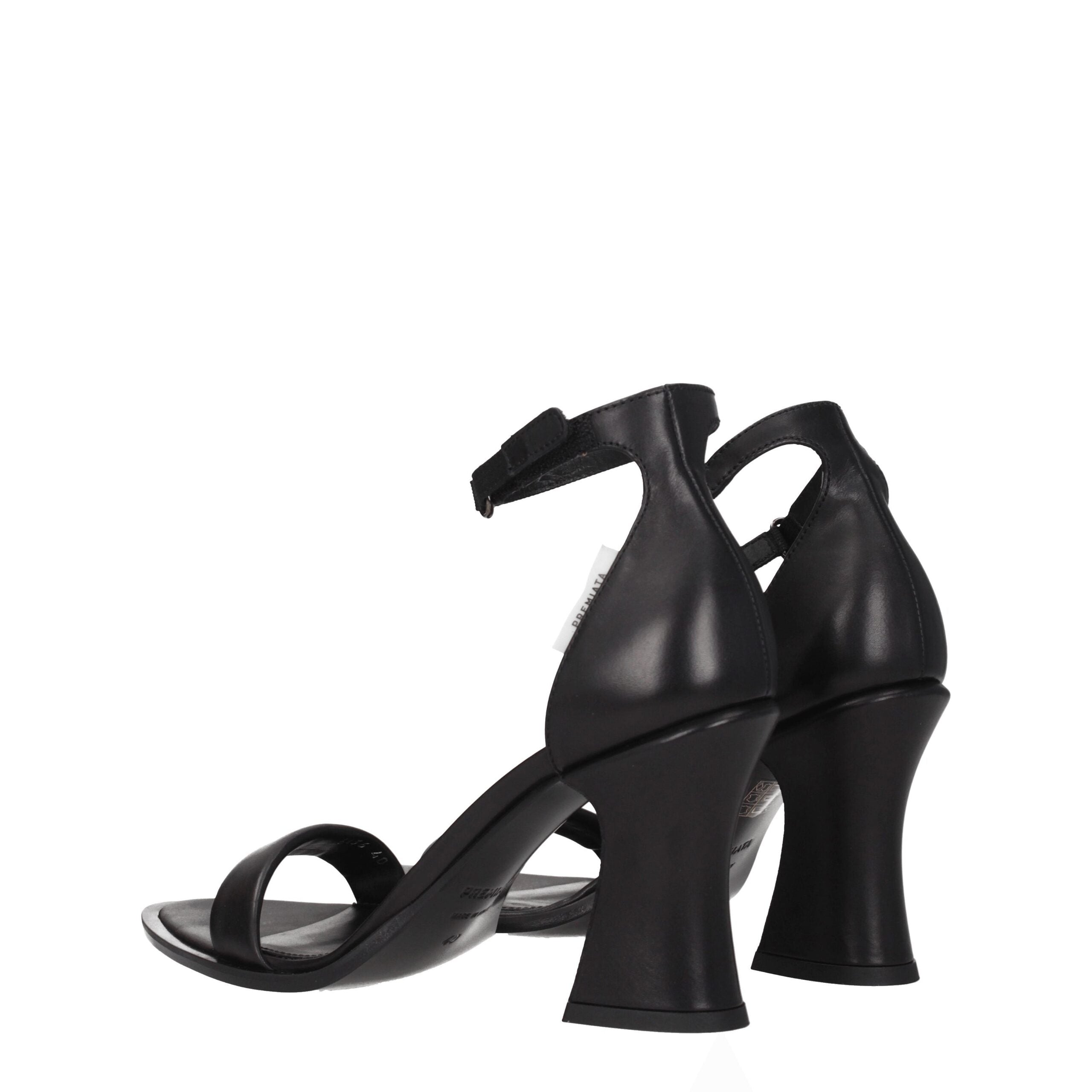 Premiata Black Leather Sandal