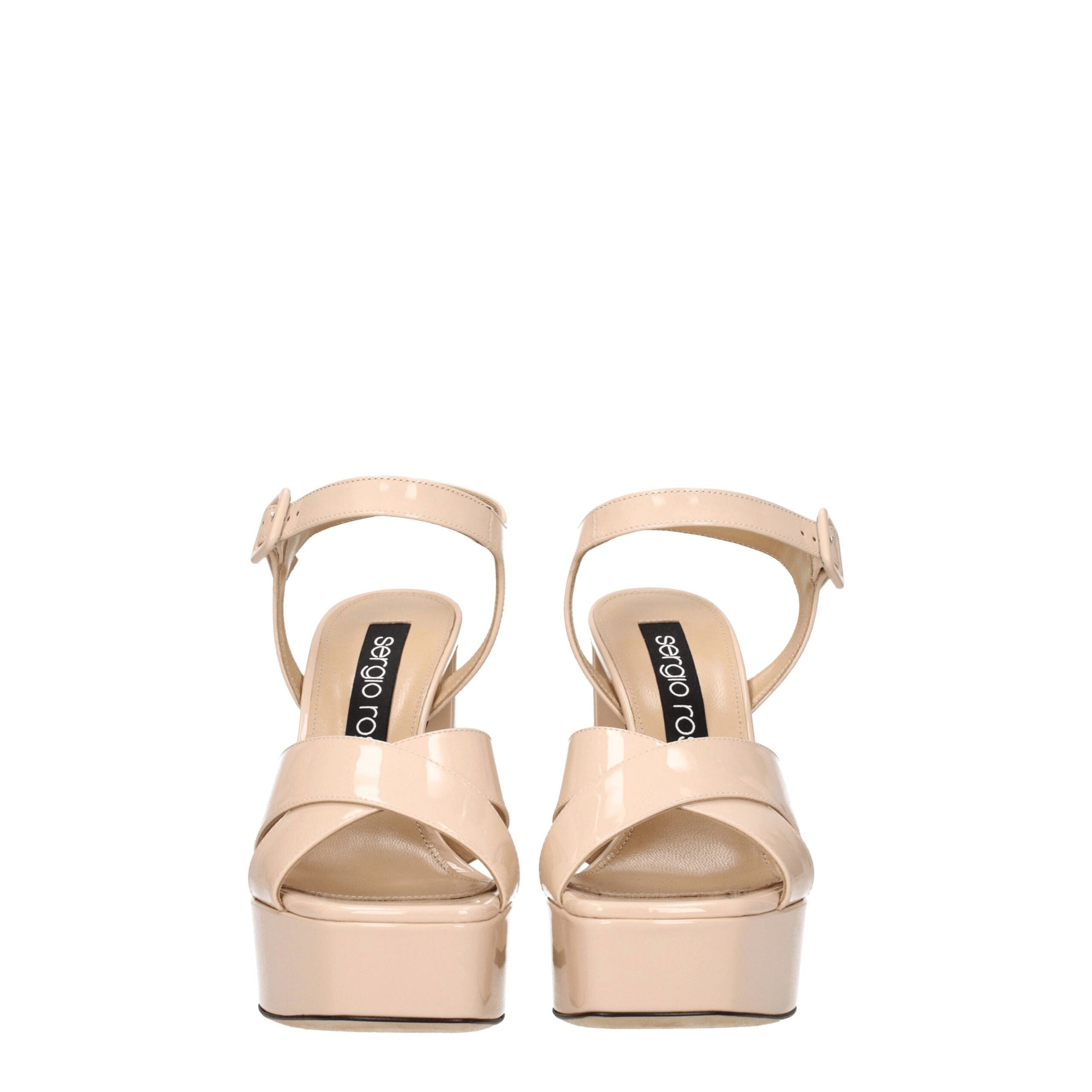 Sergio Rossi Pink Leather Sandal