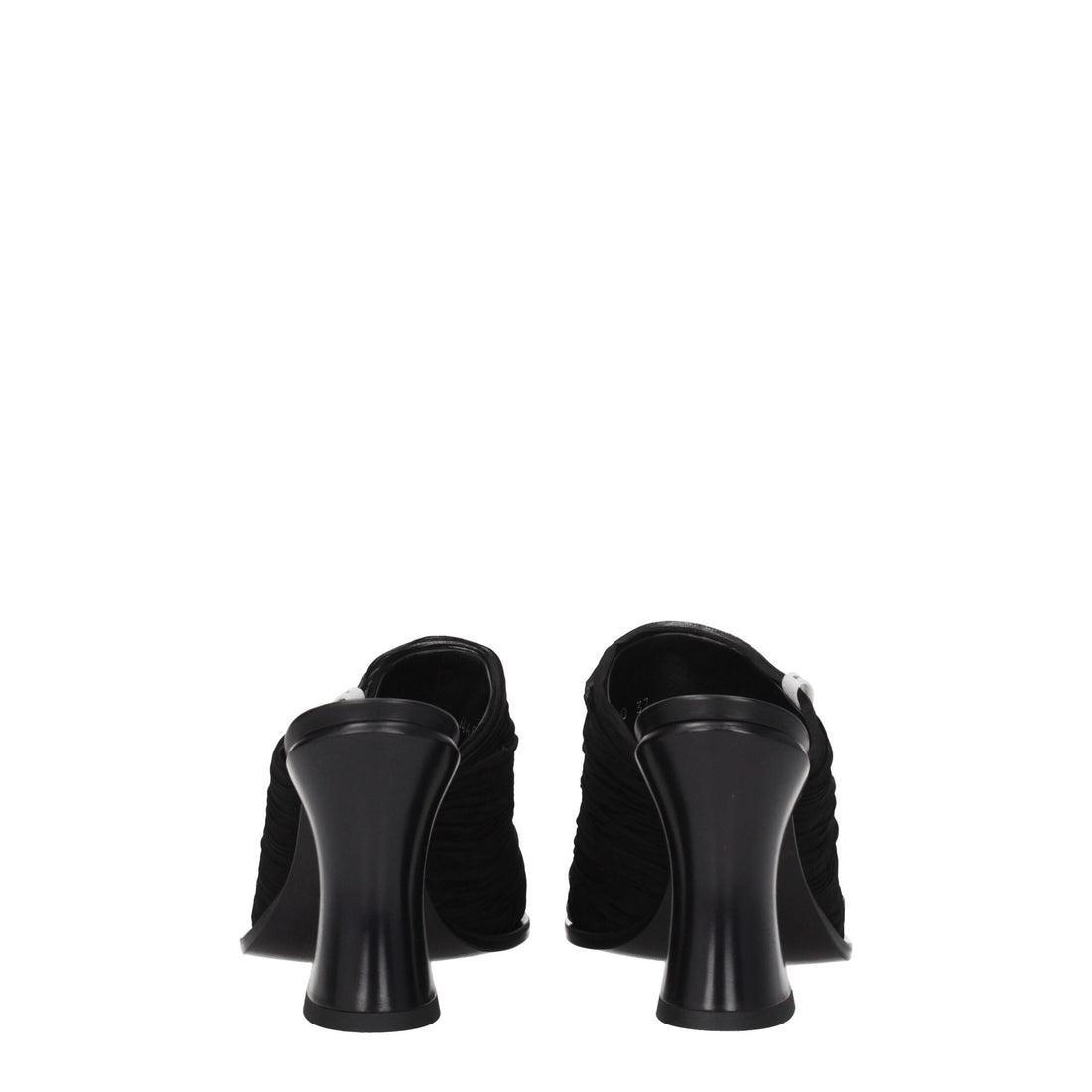 Premiata Black Fabric Platform Sandals