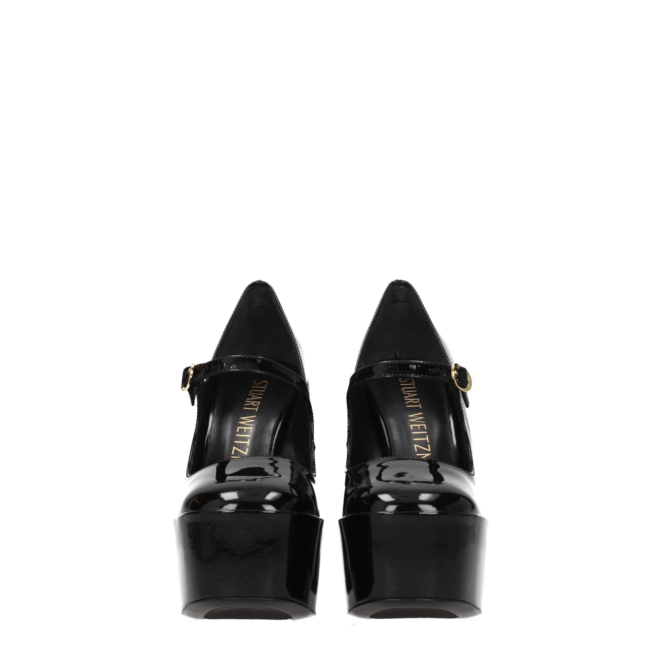 Stuart Weitzman Black Leather Sandal
