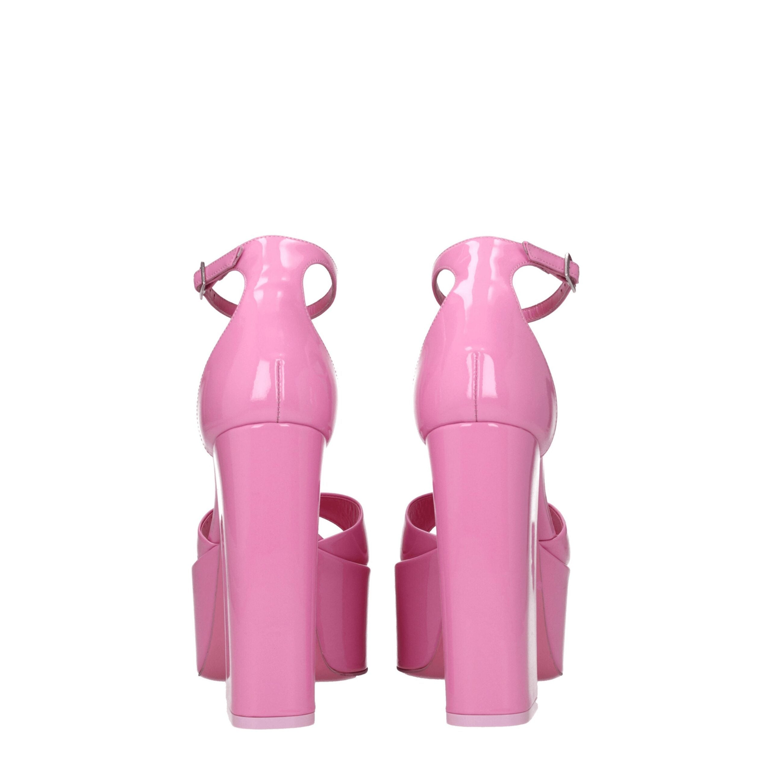 Paris Texas Pink Leather Sandal