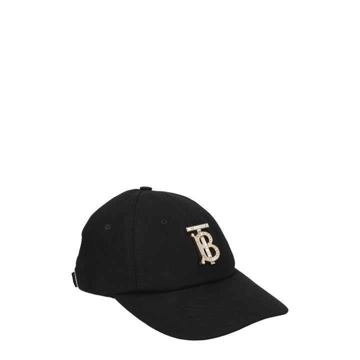 Burberry Black Cotton Cap (Baseball Hat)