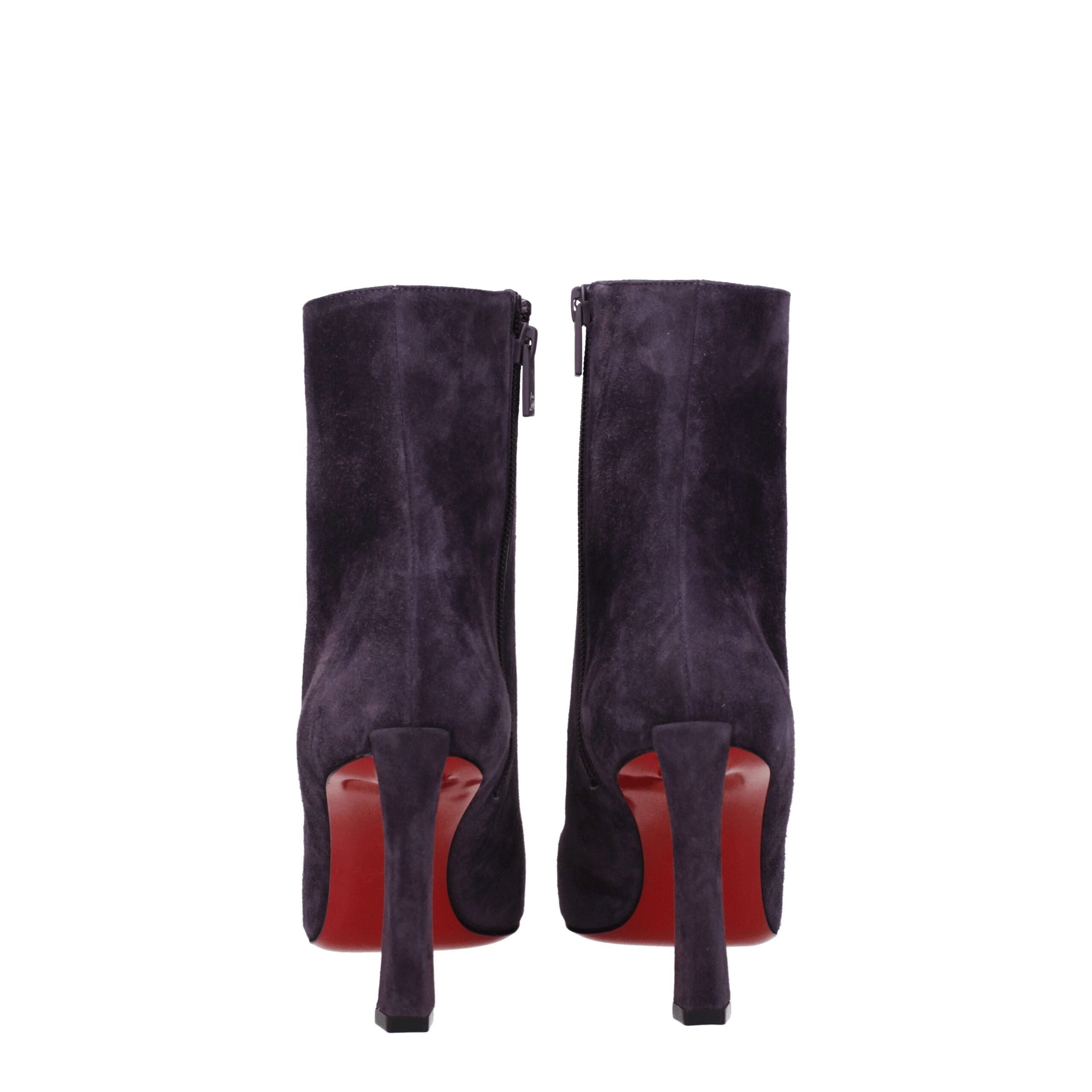 Christian Louboutin Purple Leather Ankle