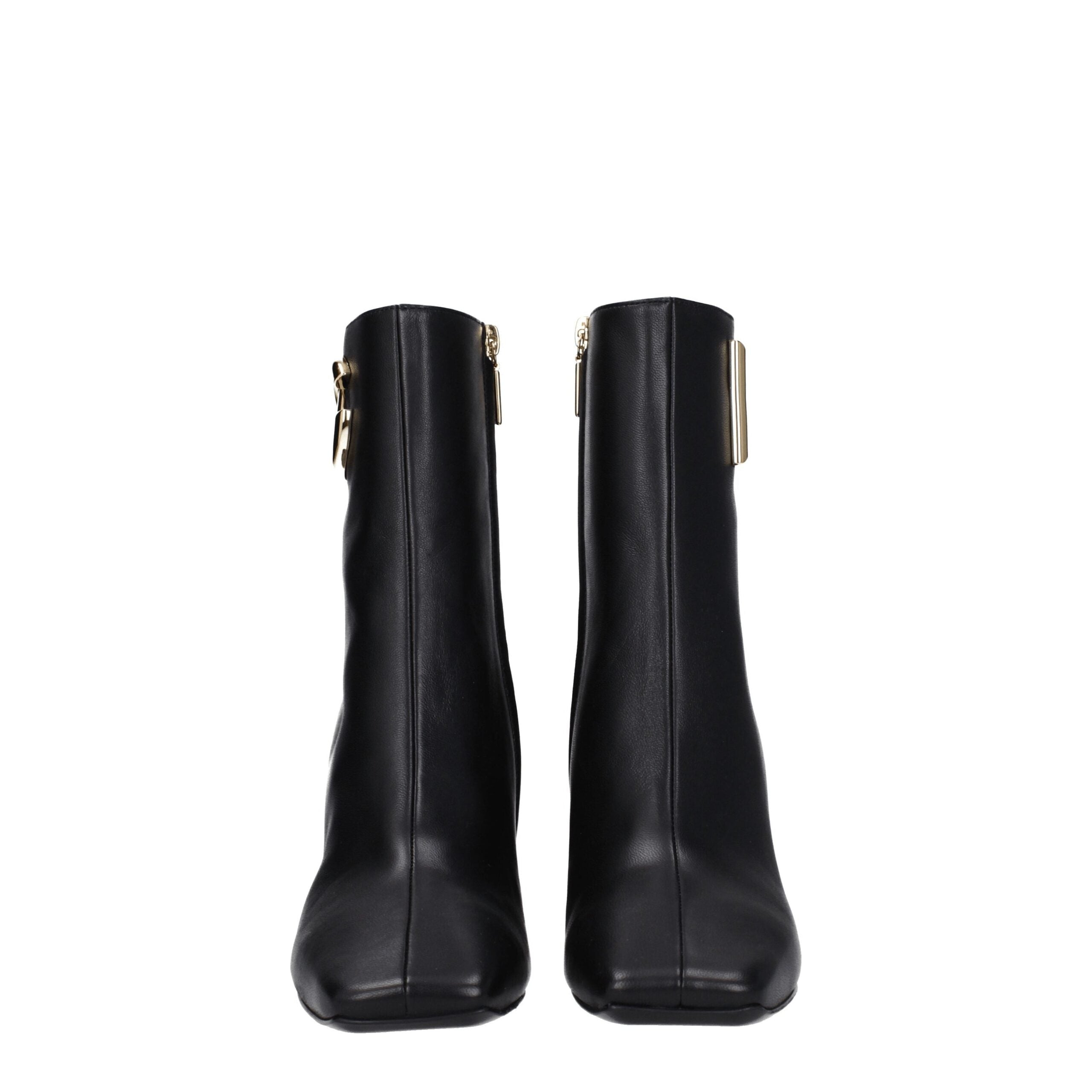 Dolce & Gabbana Black Leather Ankle