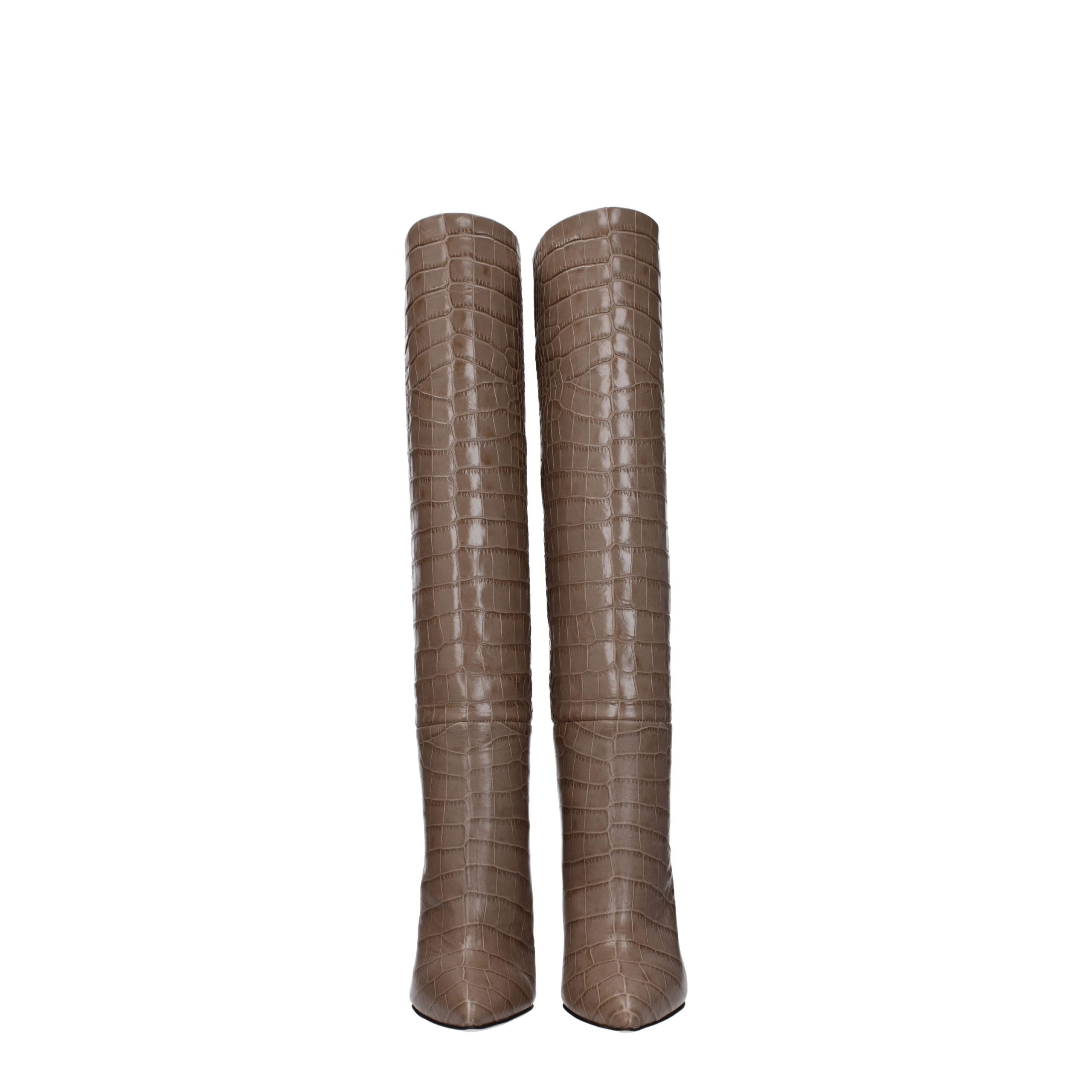 Paris Texas Beige Leather Boot