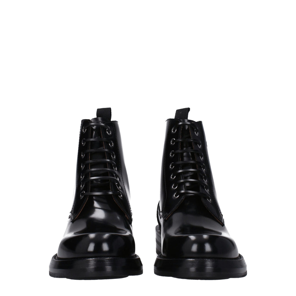 Christian Dior Black Leather Ankle