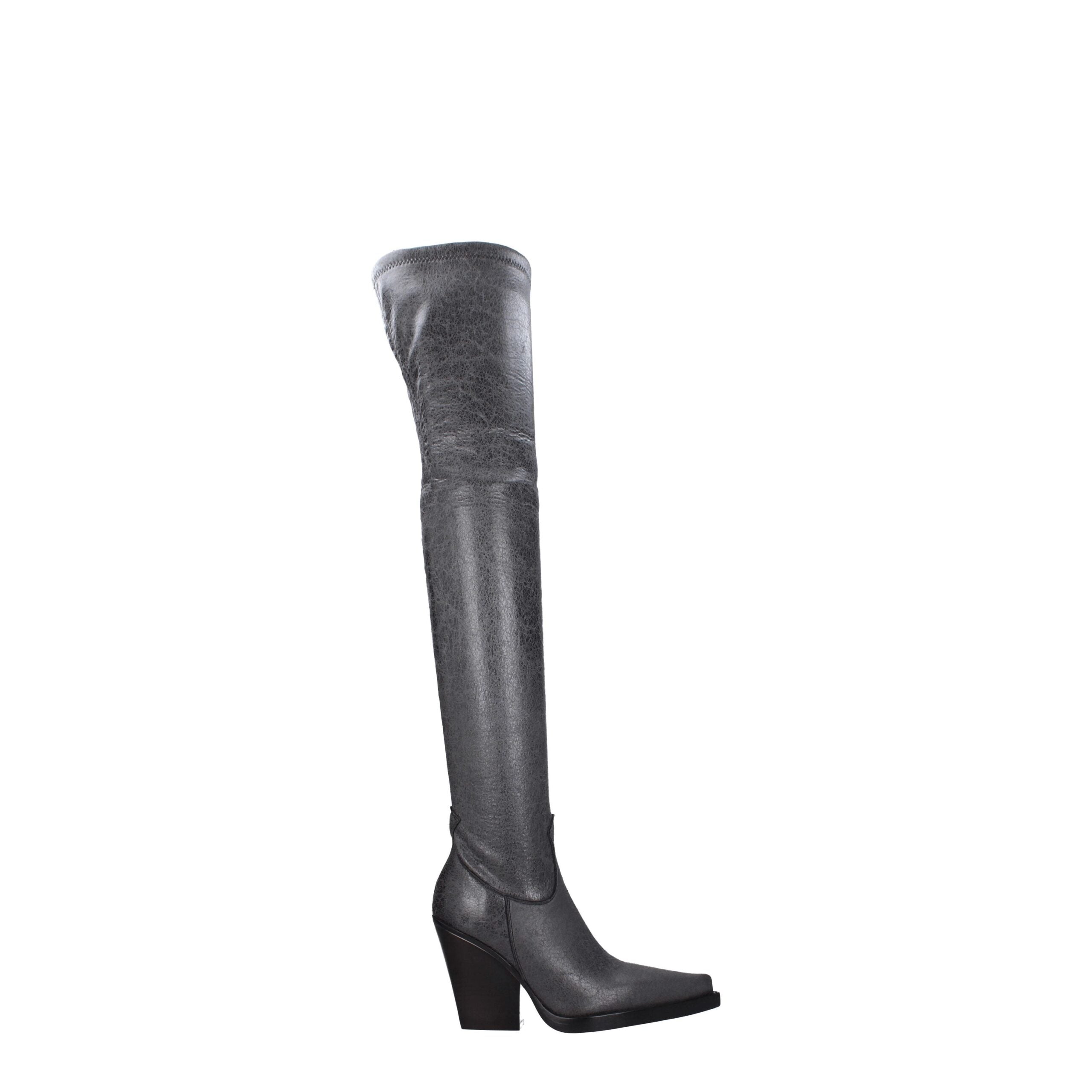 Paris Texas Black Leather Boot
