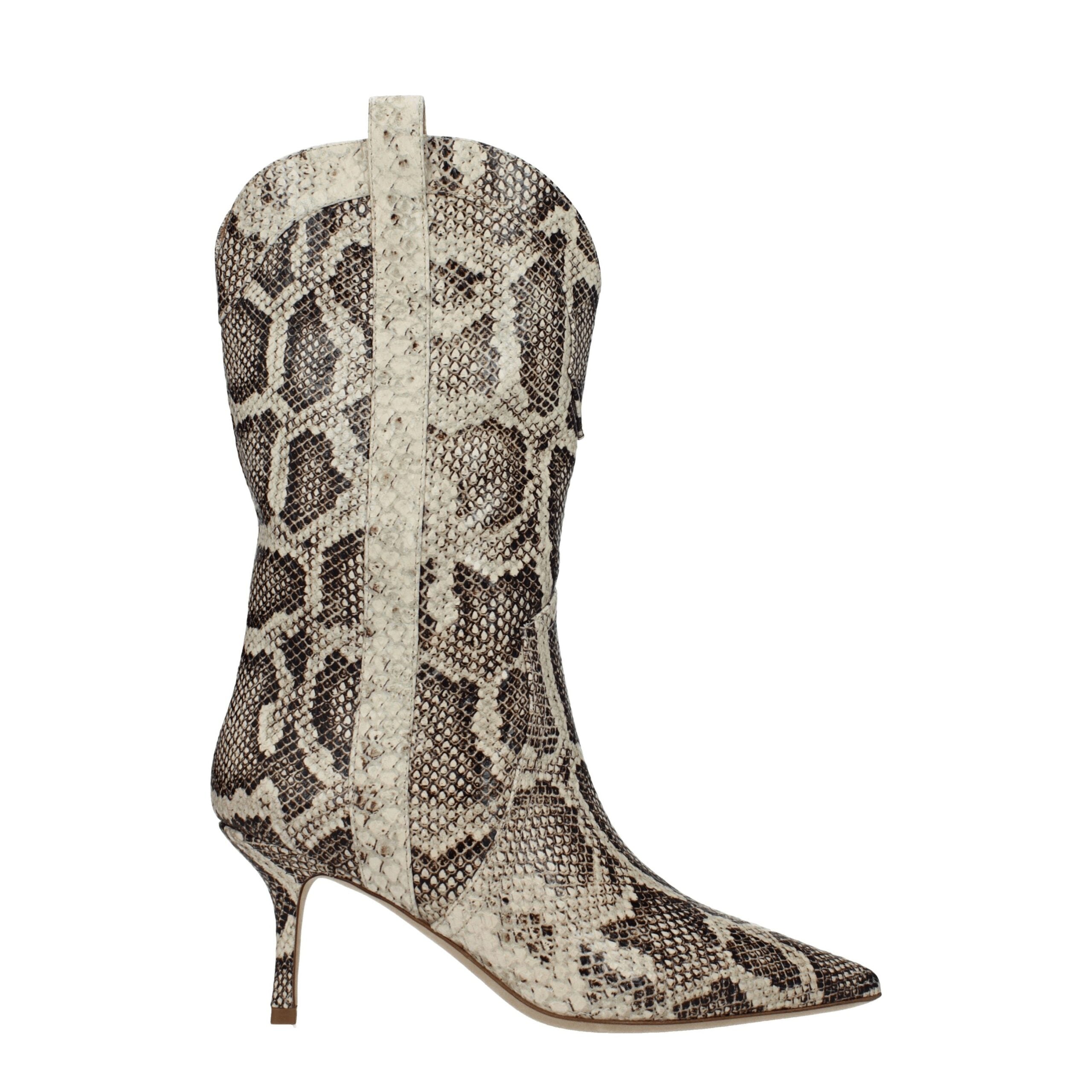 Paris Texas Beige Leather Ankle