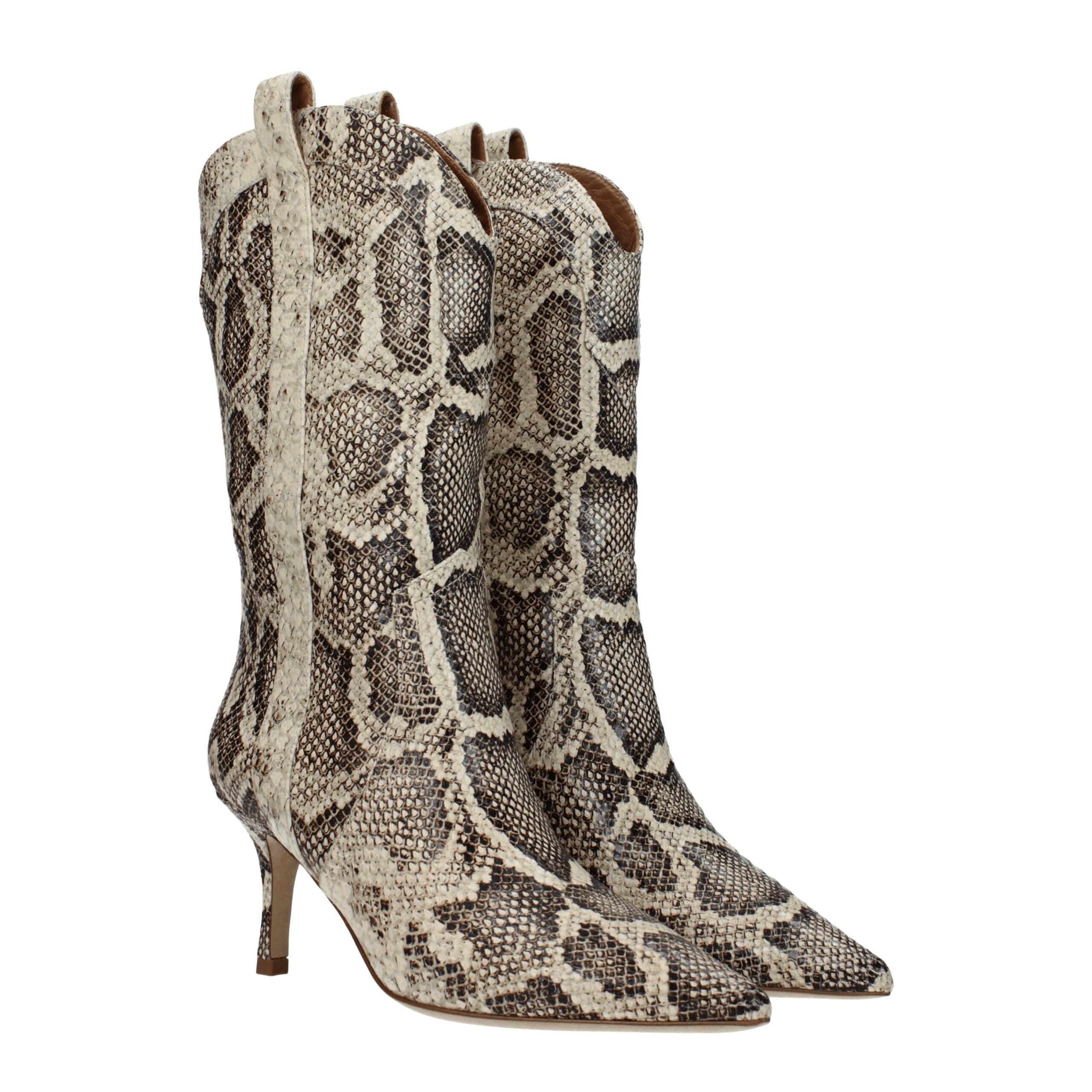 Paris Texas Beige Leather Ankle