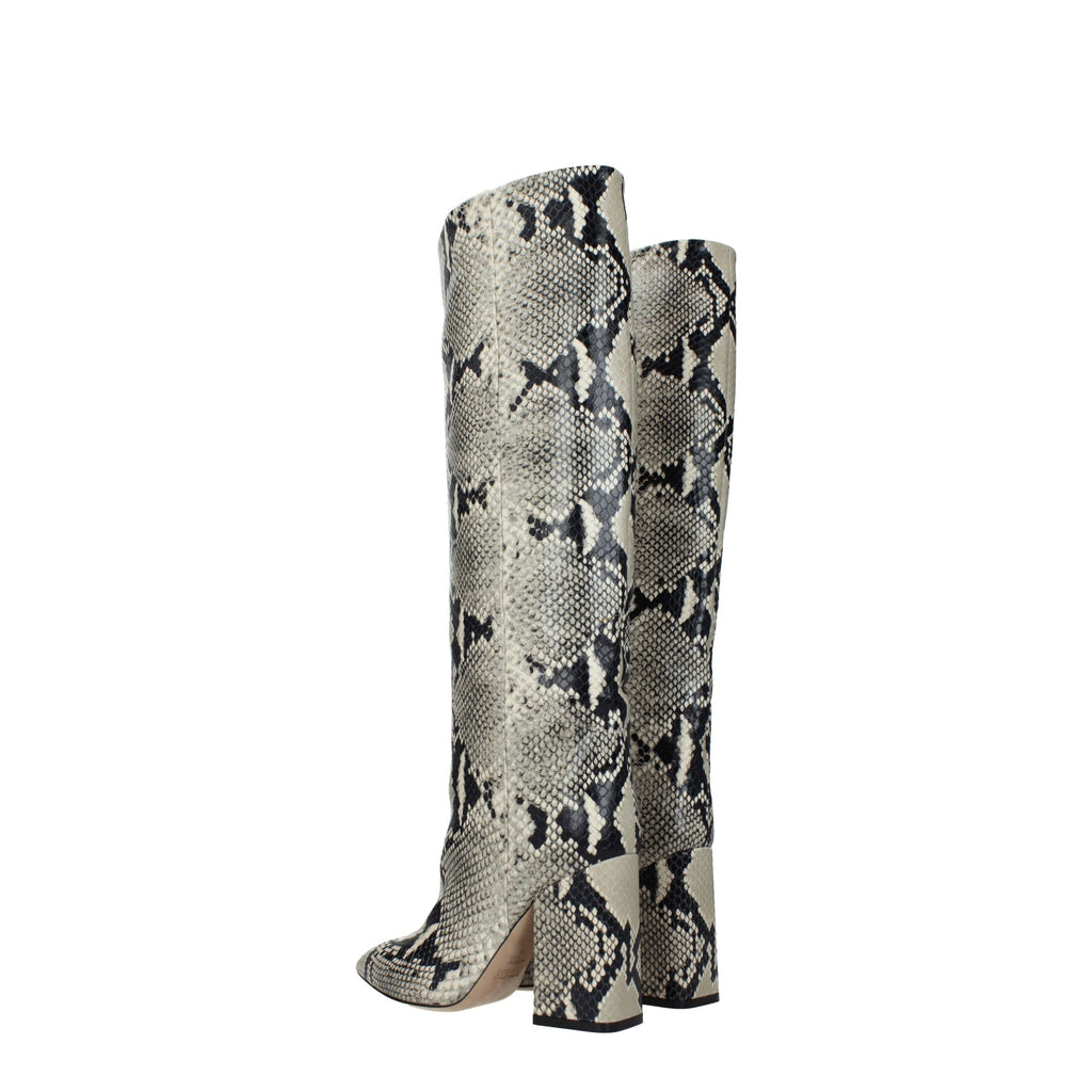 Paris Texas Beige Leather Boot