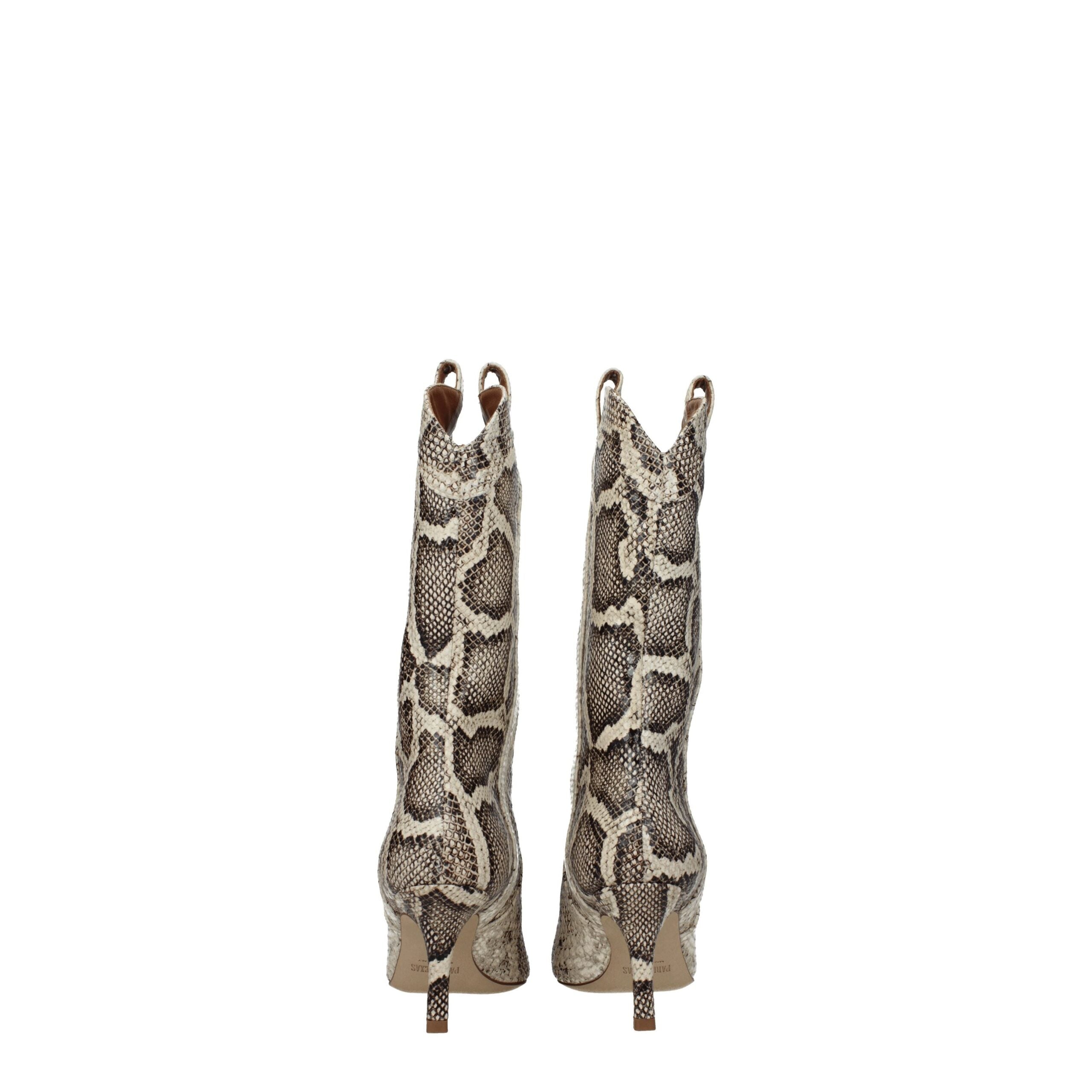 Paris Texas Beige Leather Ankle