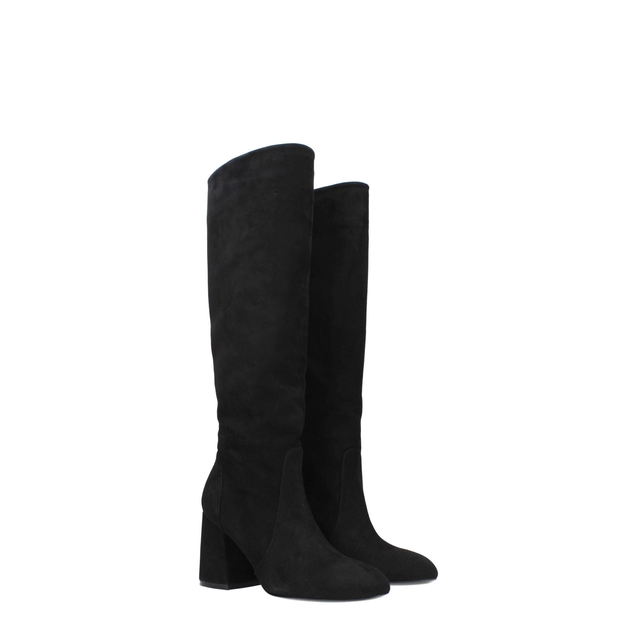 Stuart Weitzman Black Leather Boot
