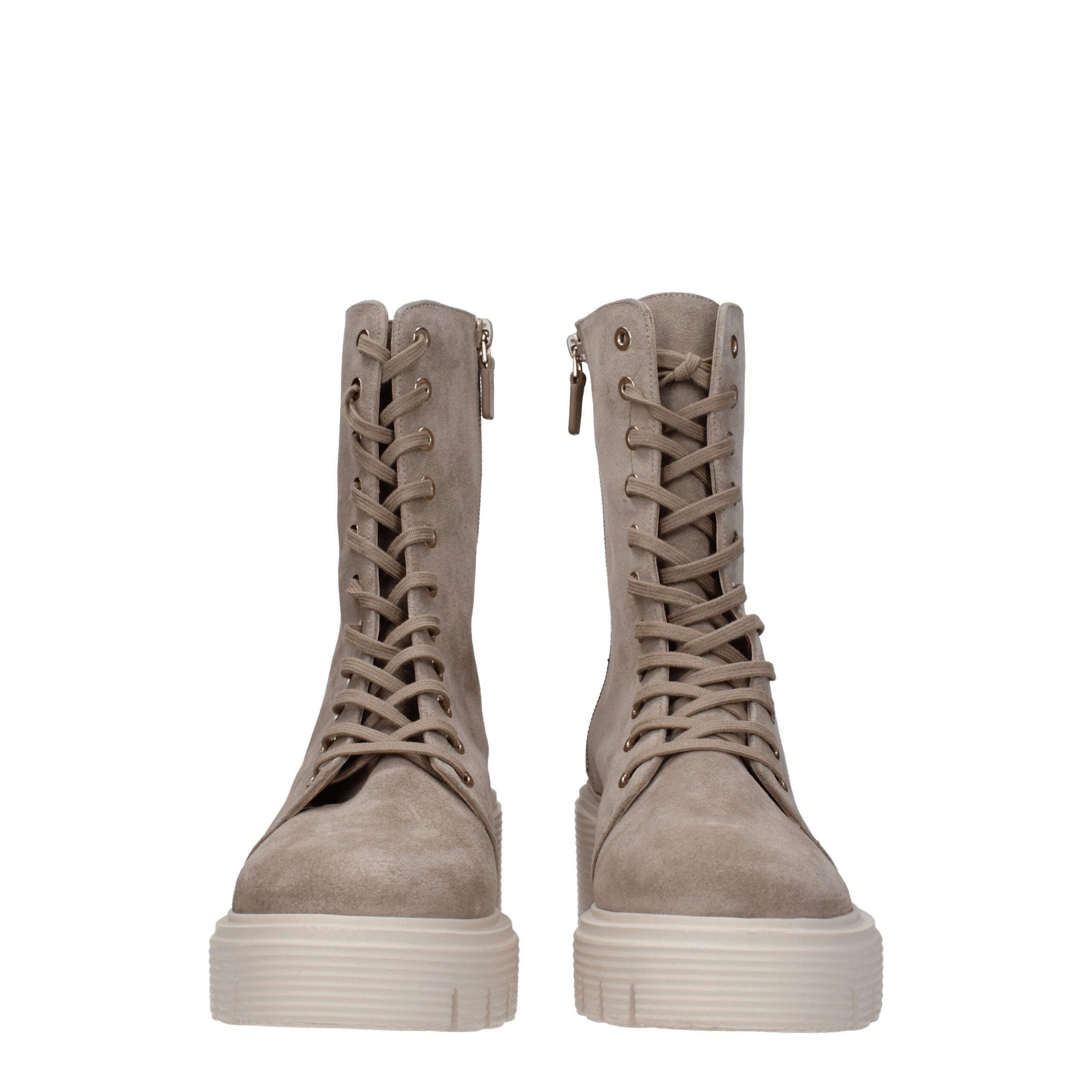 Stuart Weitzman Beige Leather Ankle