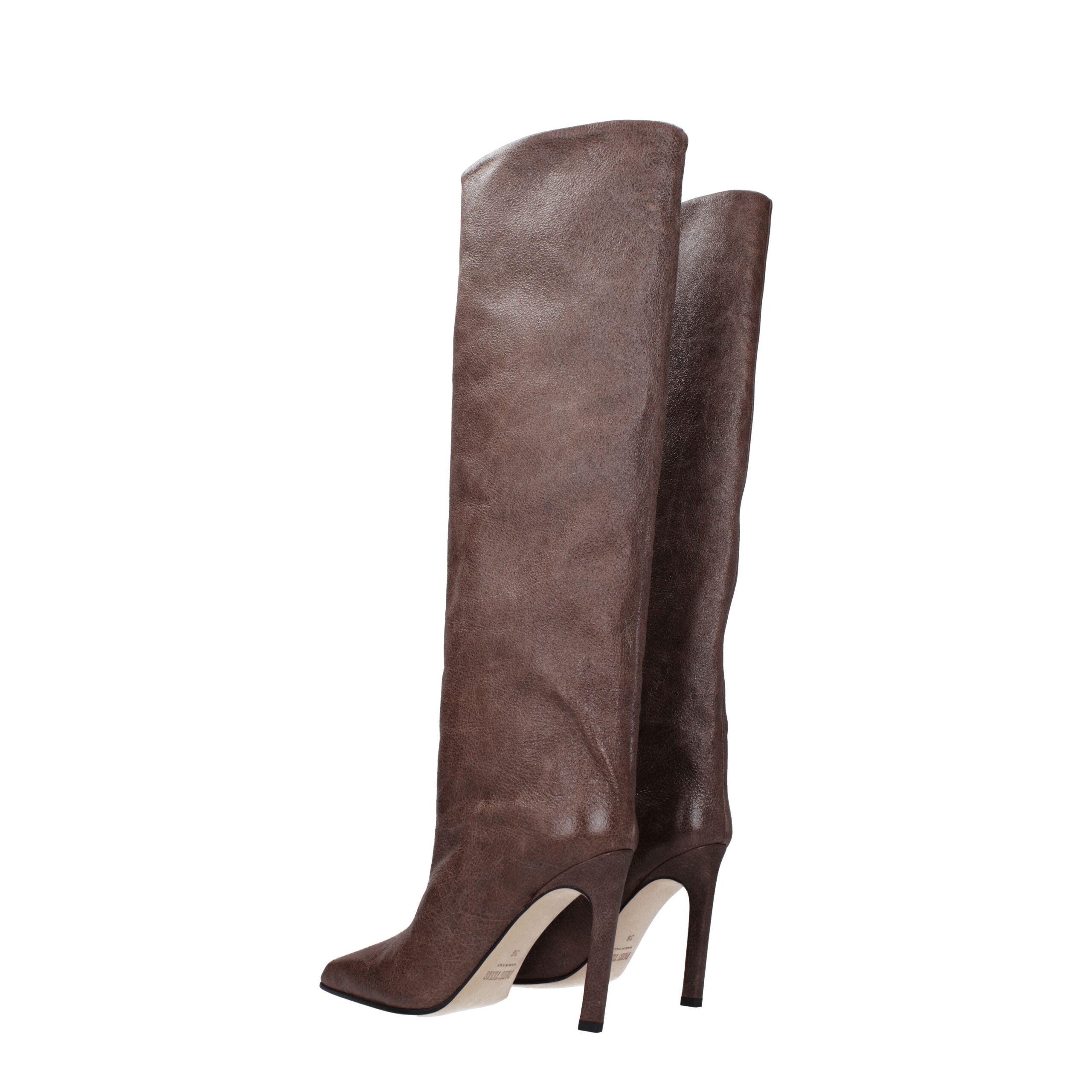 Paris Texas Brown Leather Boot