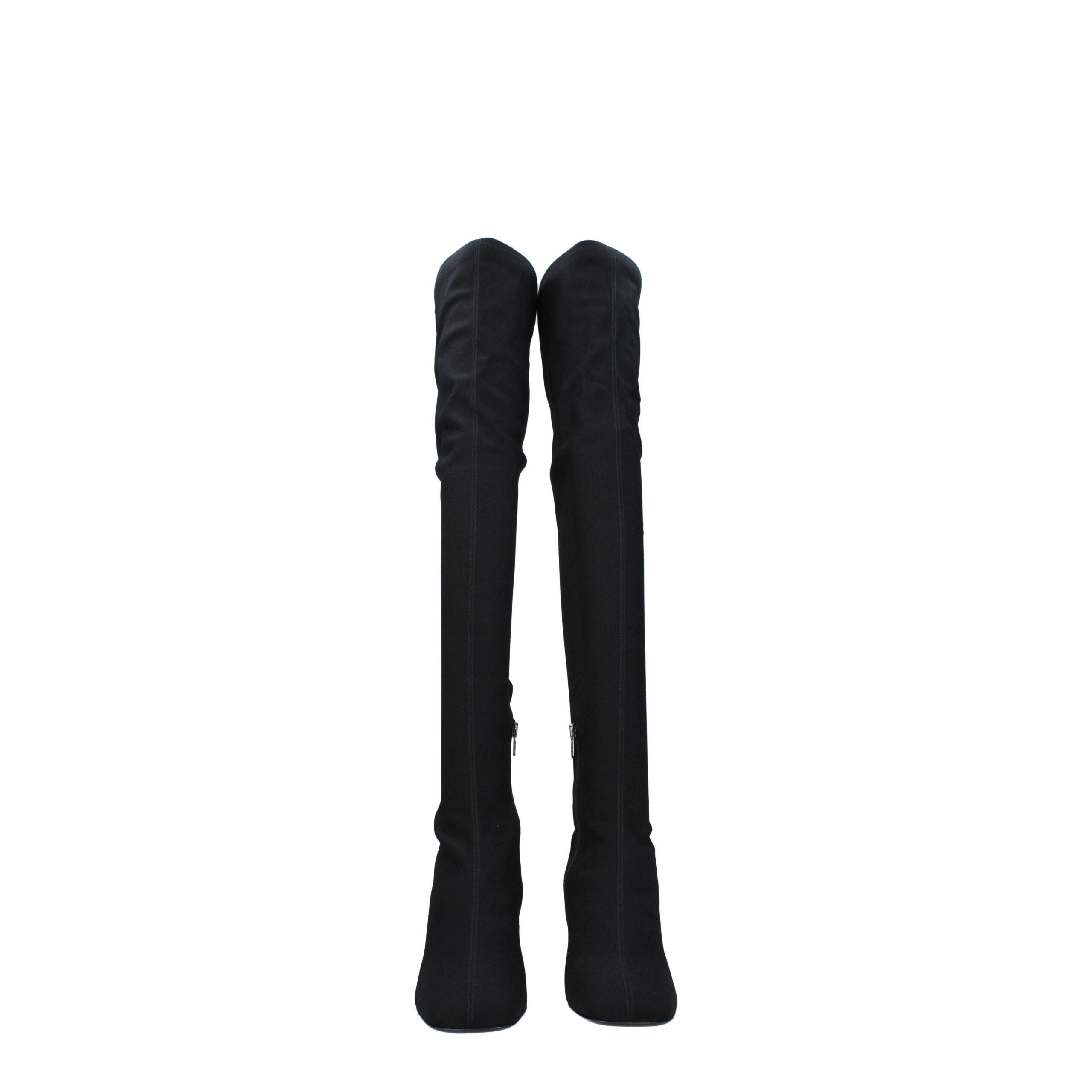 Valentino Garavani Black Fabric Boot