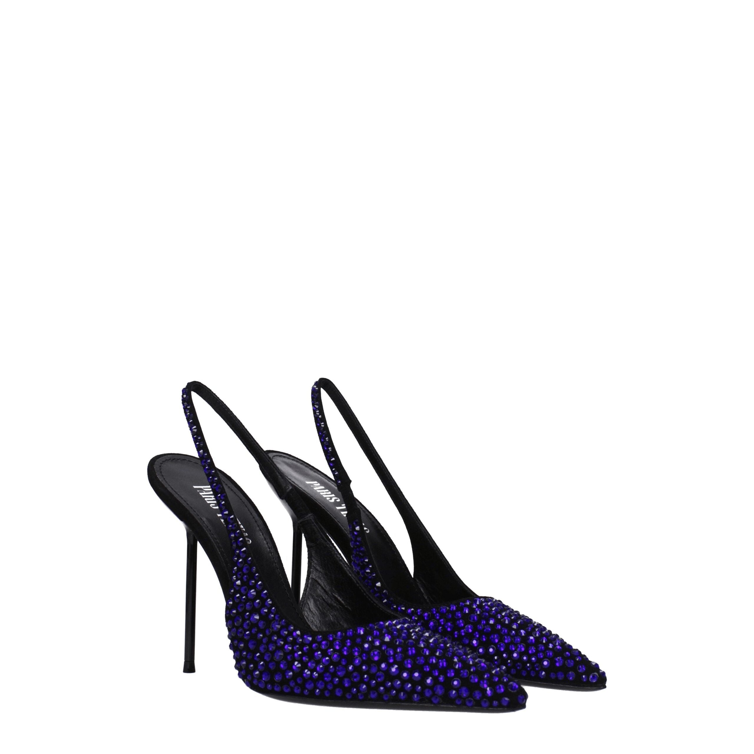 Paris Texas Black Leather Sandal