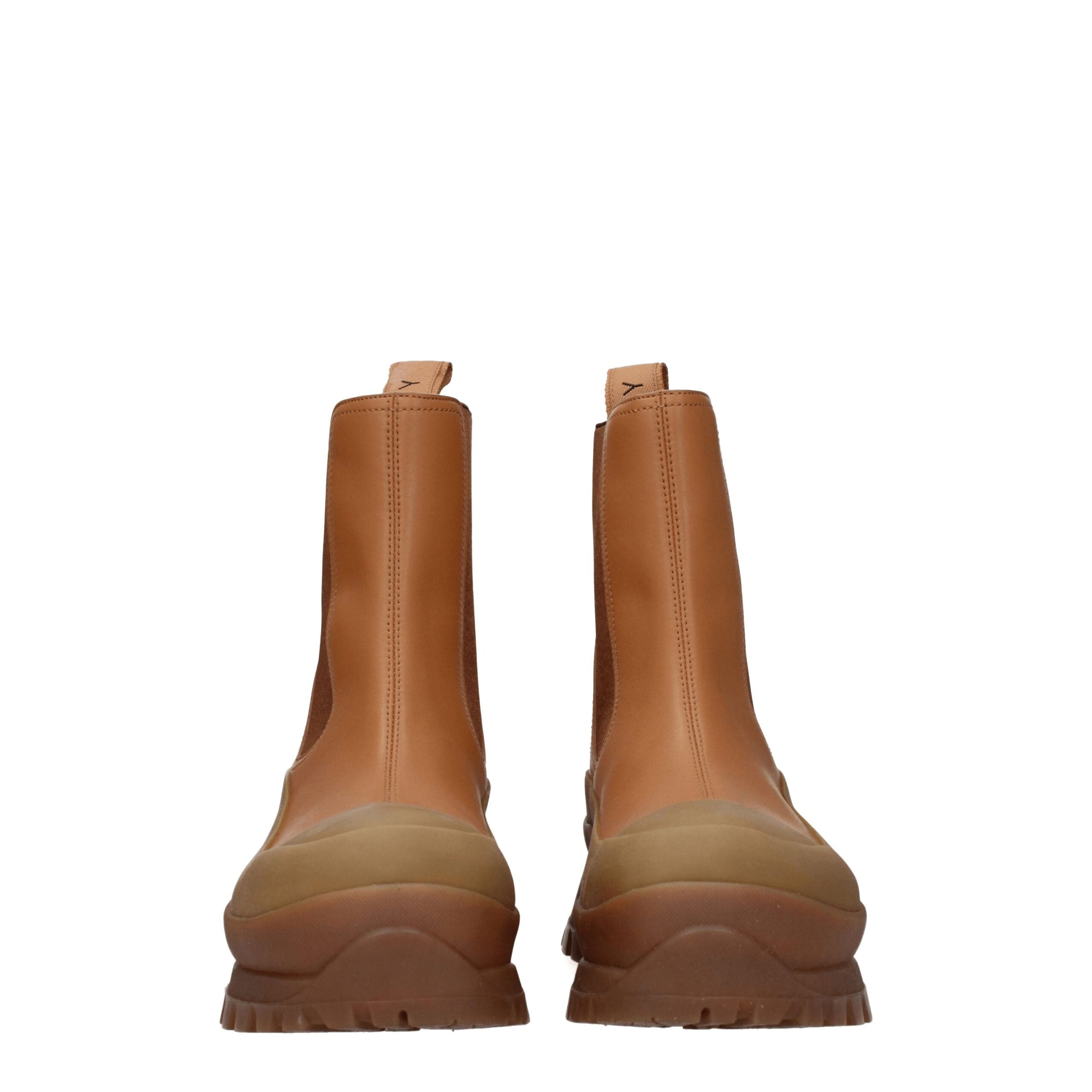 Stella McCartney Brown Leather Ankle
