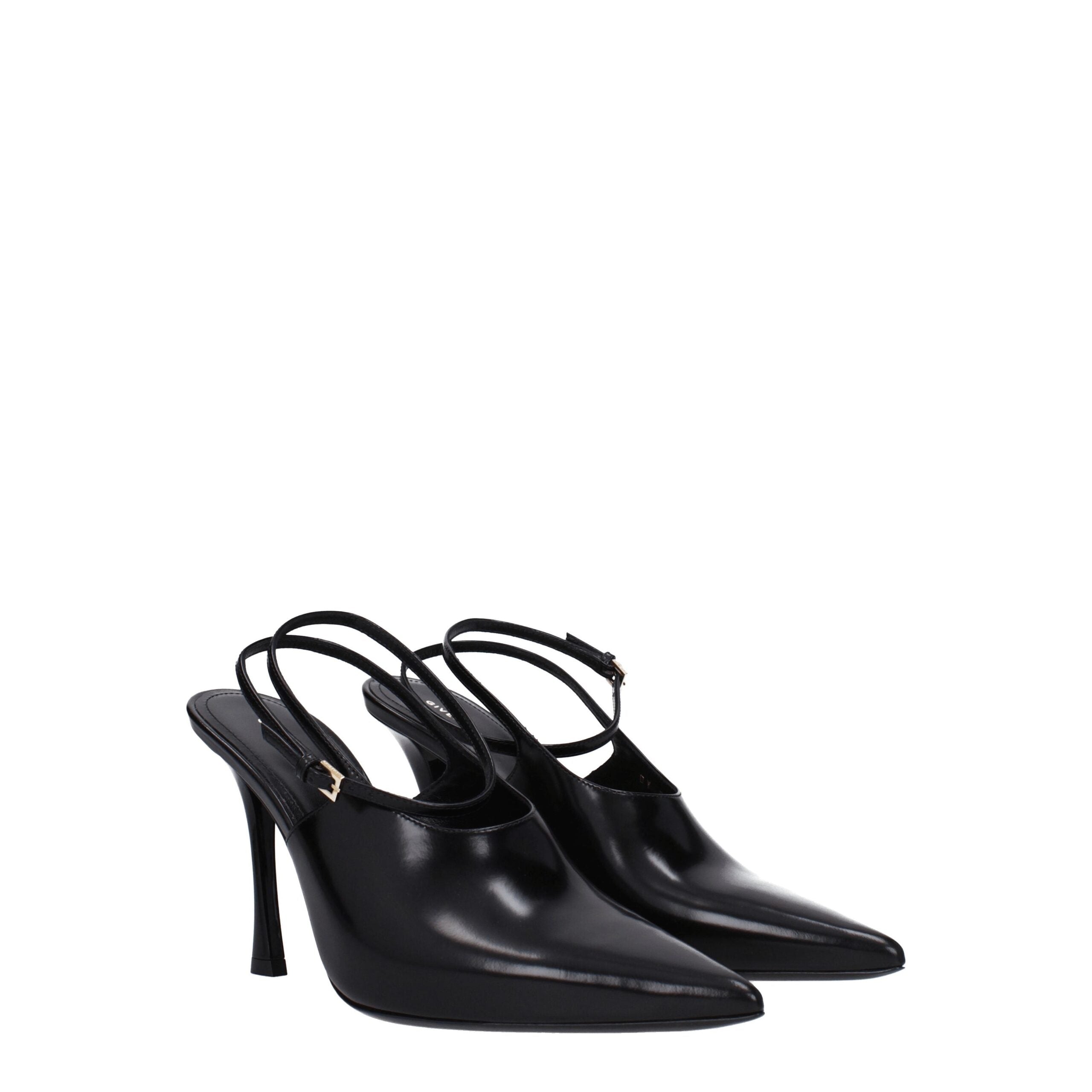 Givenchy Black Leather Sandal