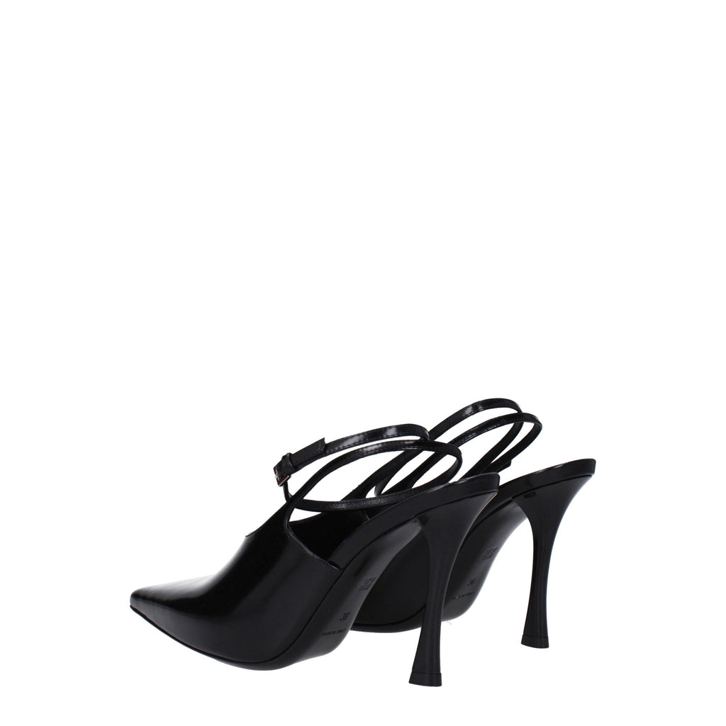 Givenchy Black Leather Sandal