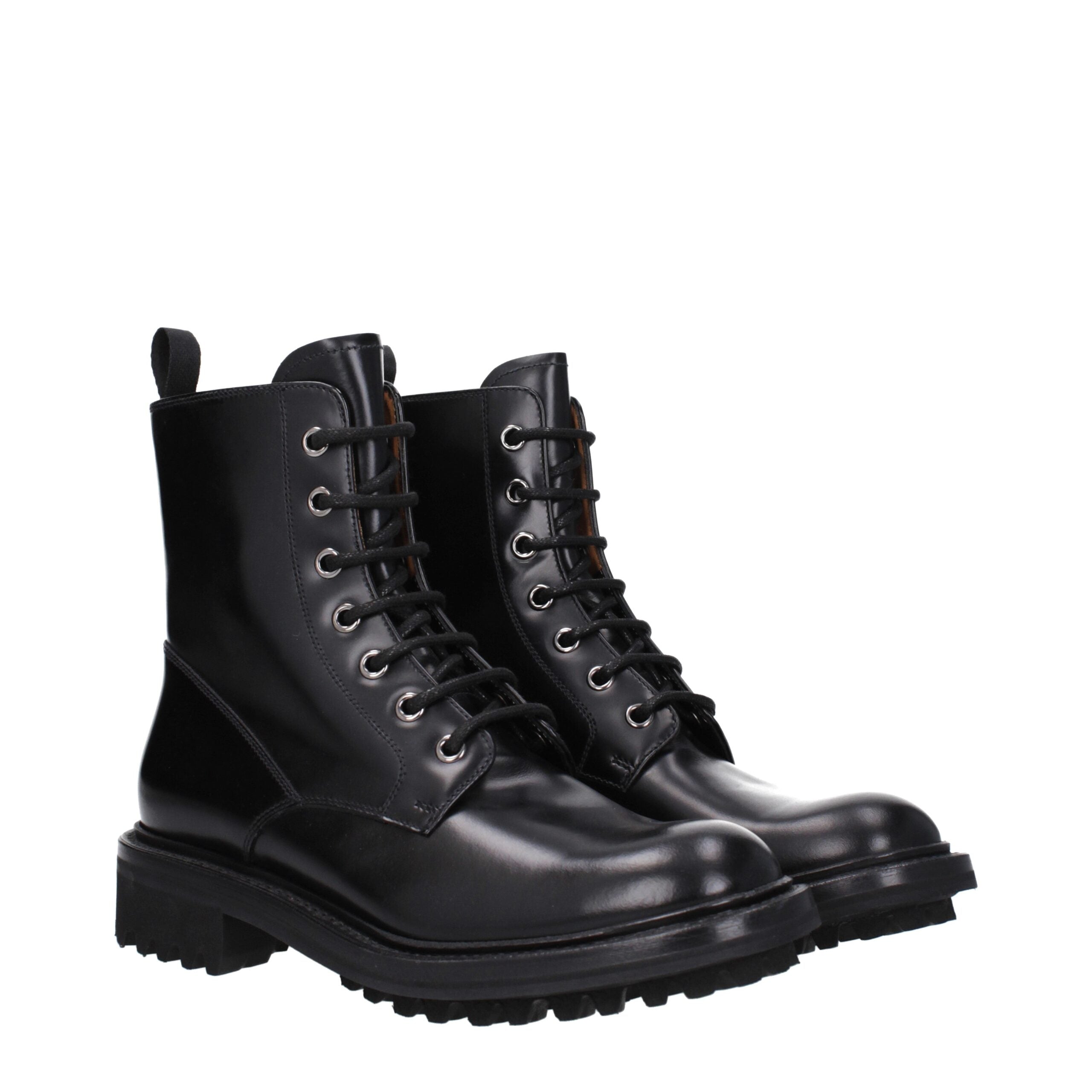 Church's Black Leather Ankle