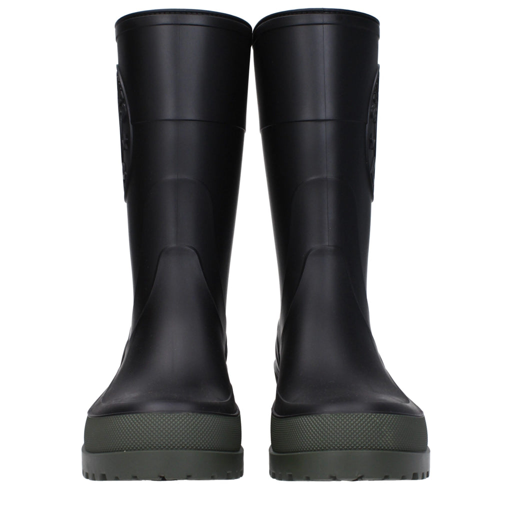 Christian Dior Black Cotton Boot