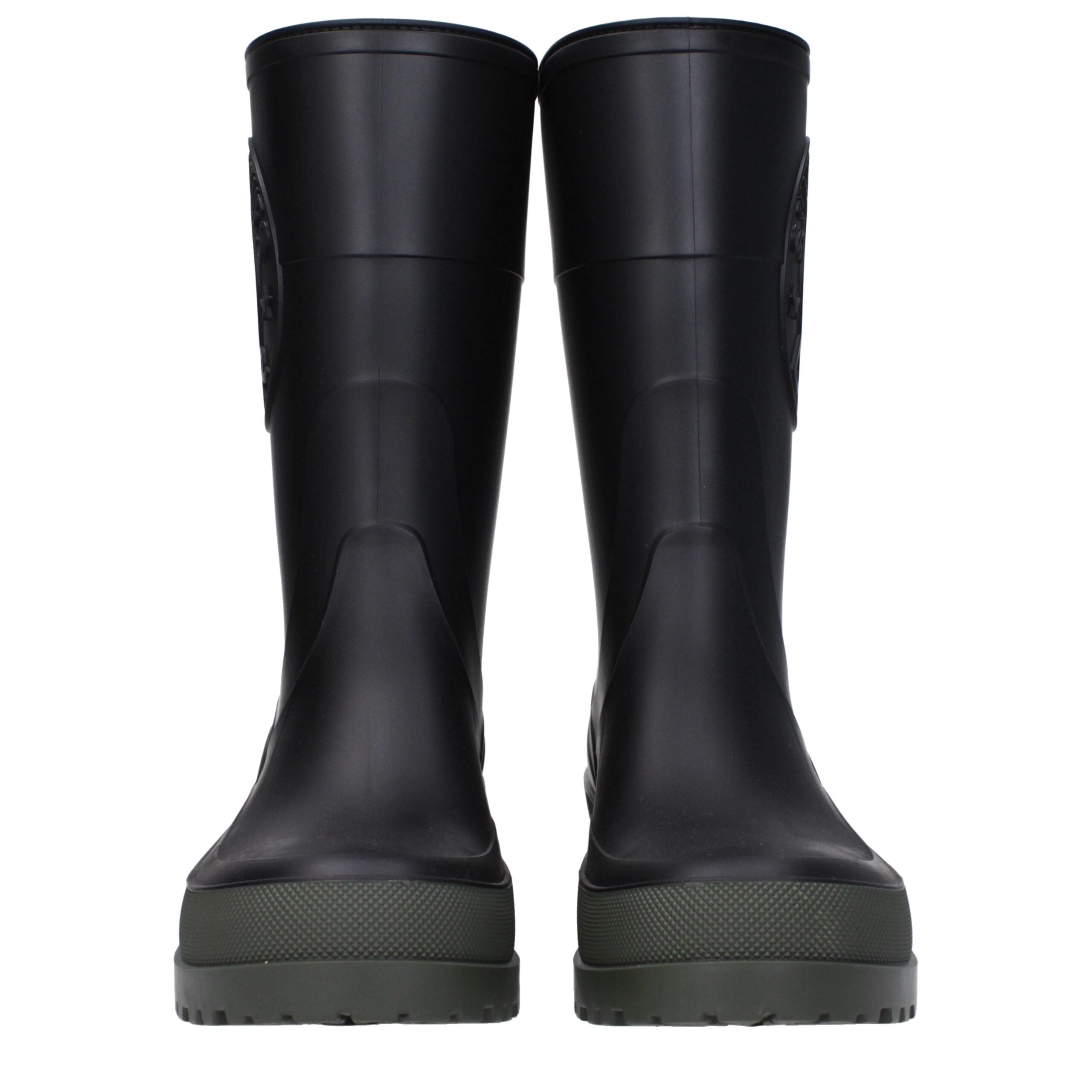 Christian Dior Black Cotton Boot