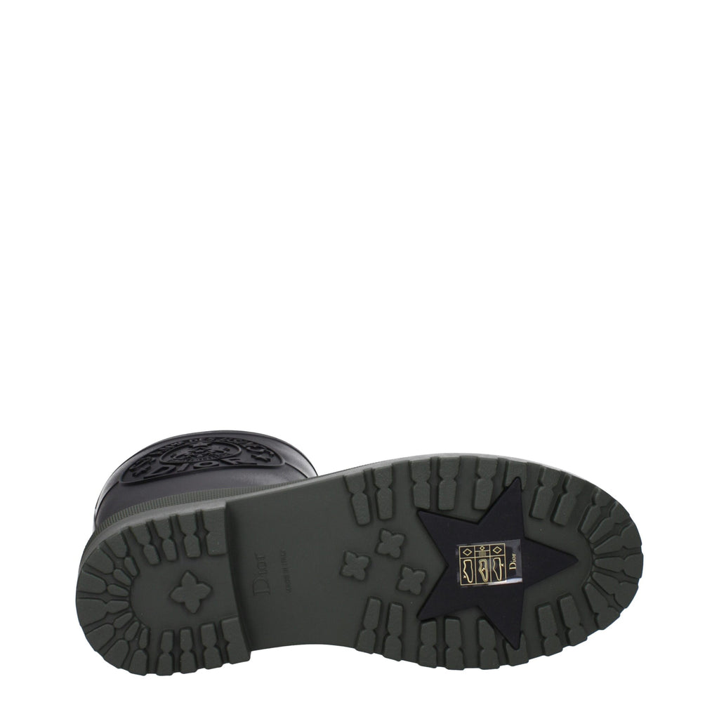 Christian Dior Black Cotton Boot