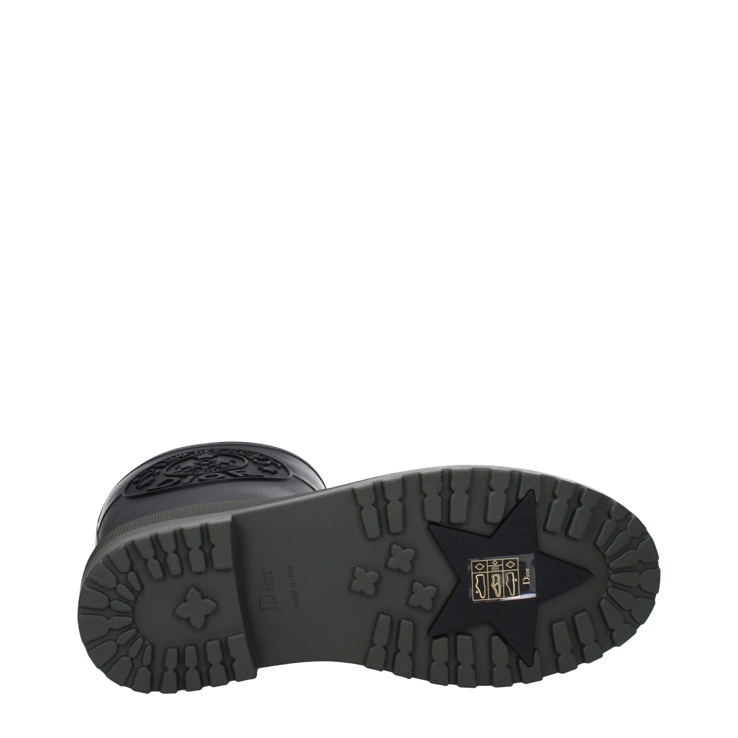 Christian Dior Black Cotton Boot