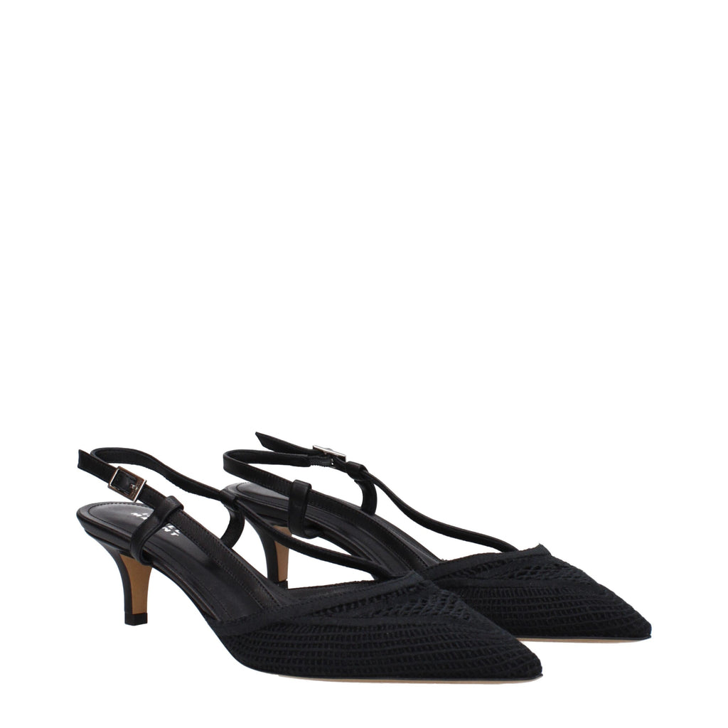 Isabel Marant Black Fabric Sandal